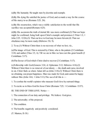 Jesus was god's only begotten son | DOCX