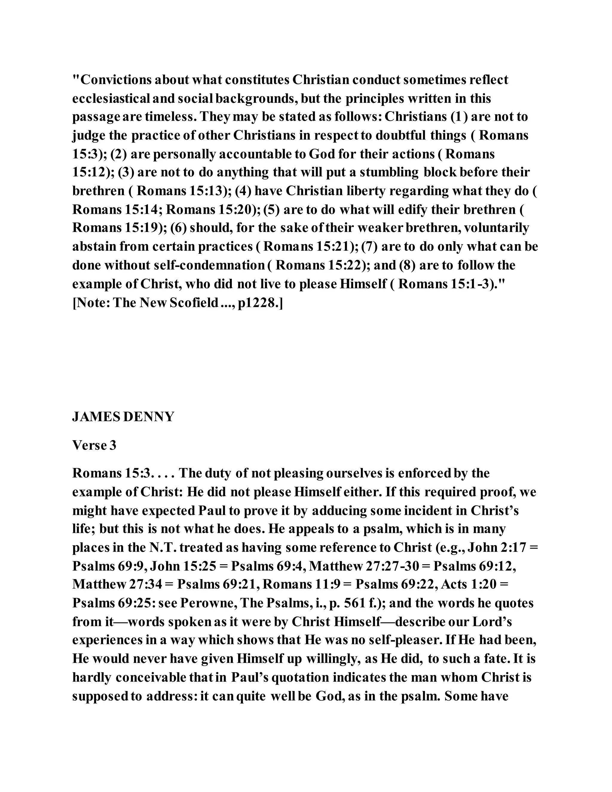 Jesus was not a self pleaser