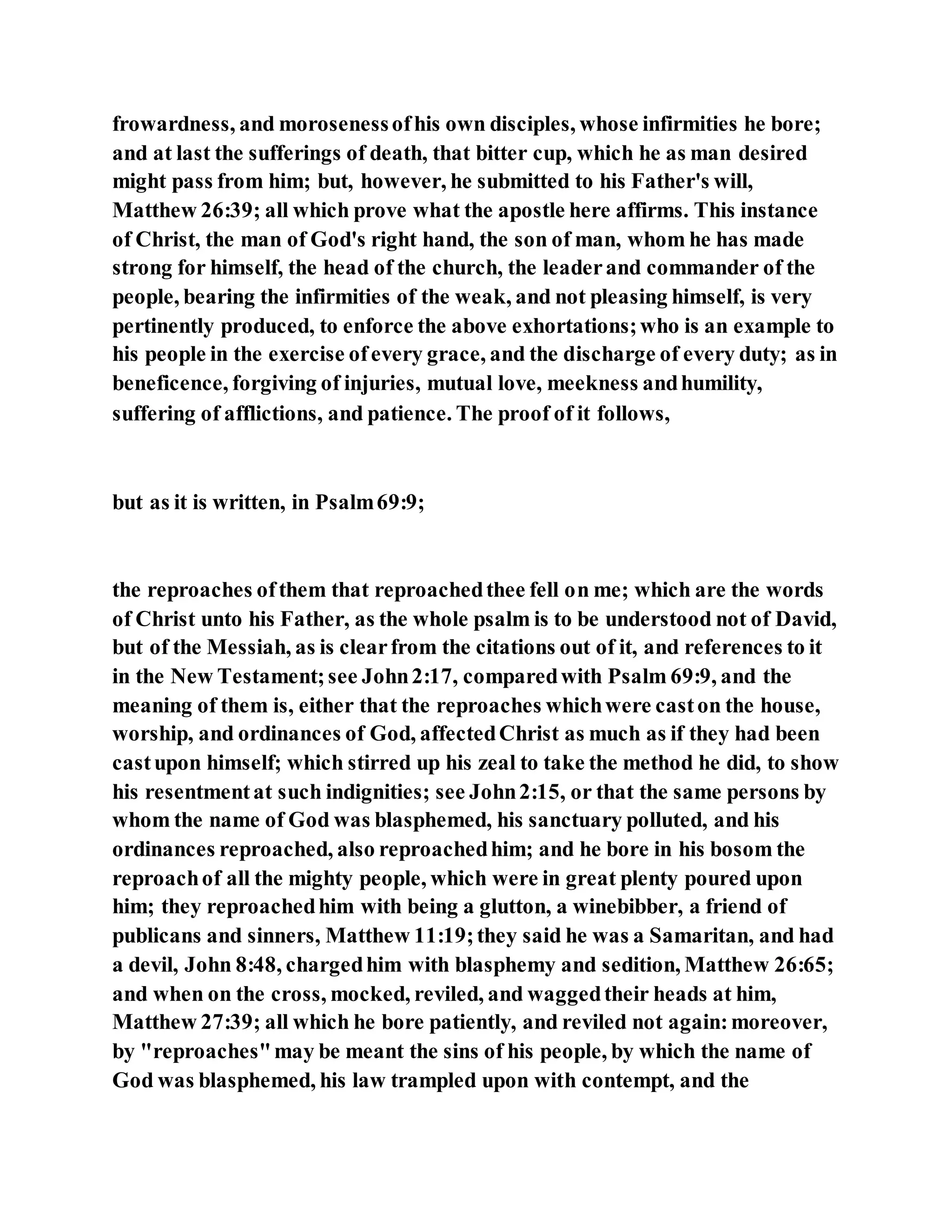 Jesus was not a self pleaser