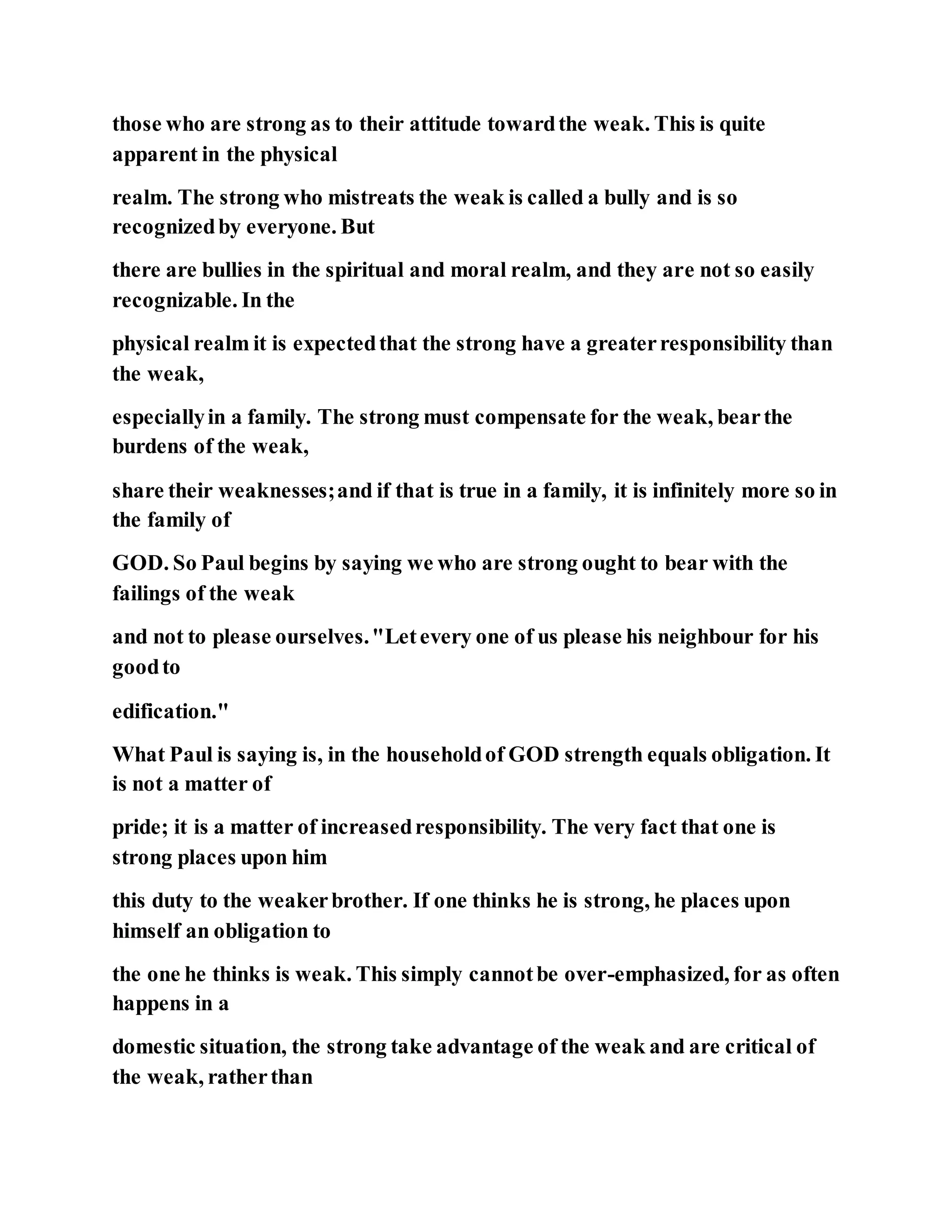 Jesus was not a self pleaser