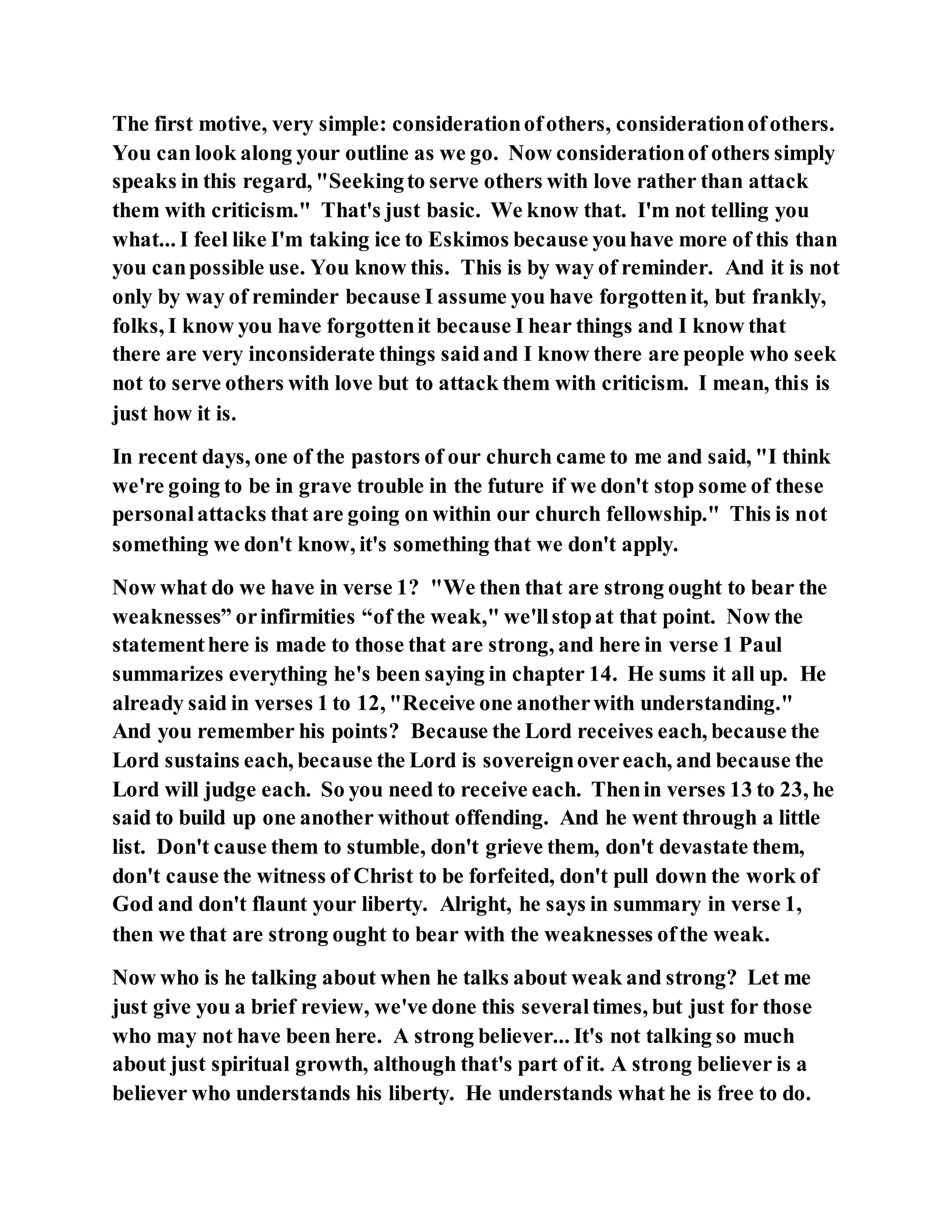 Jesus was not a self pleaser