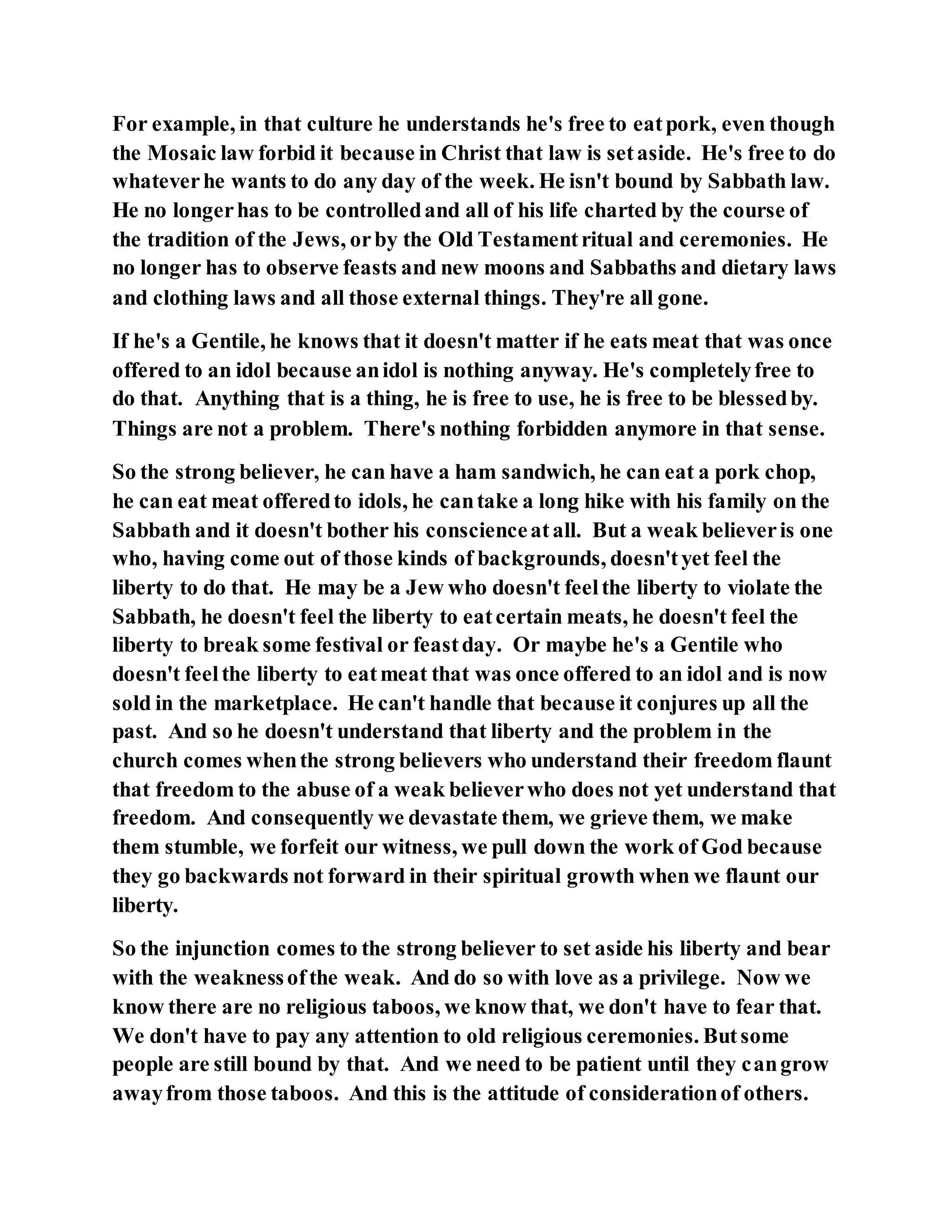 Jesus was not a self pleaser