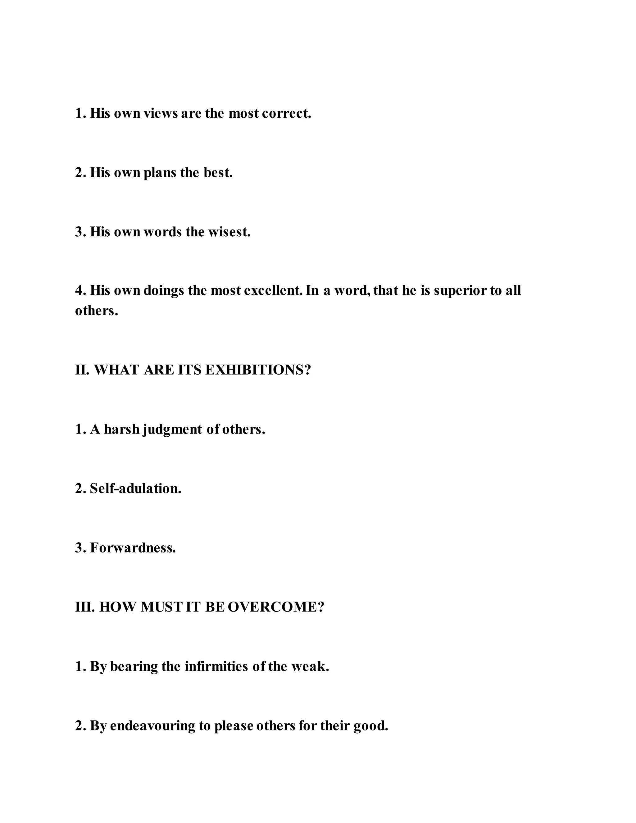 Jesus was not a self pleaser