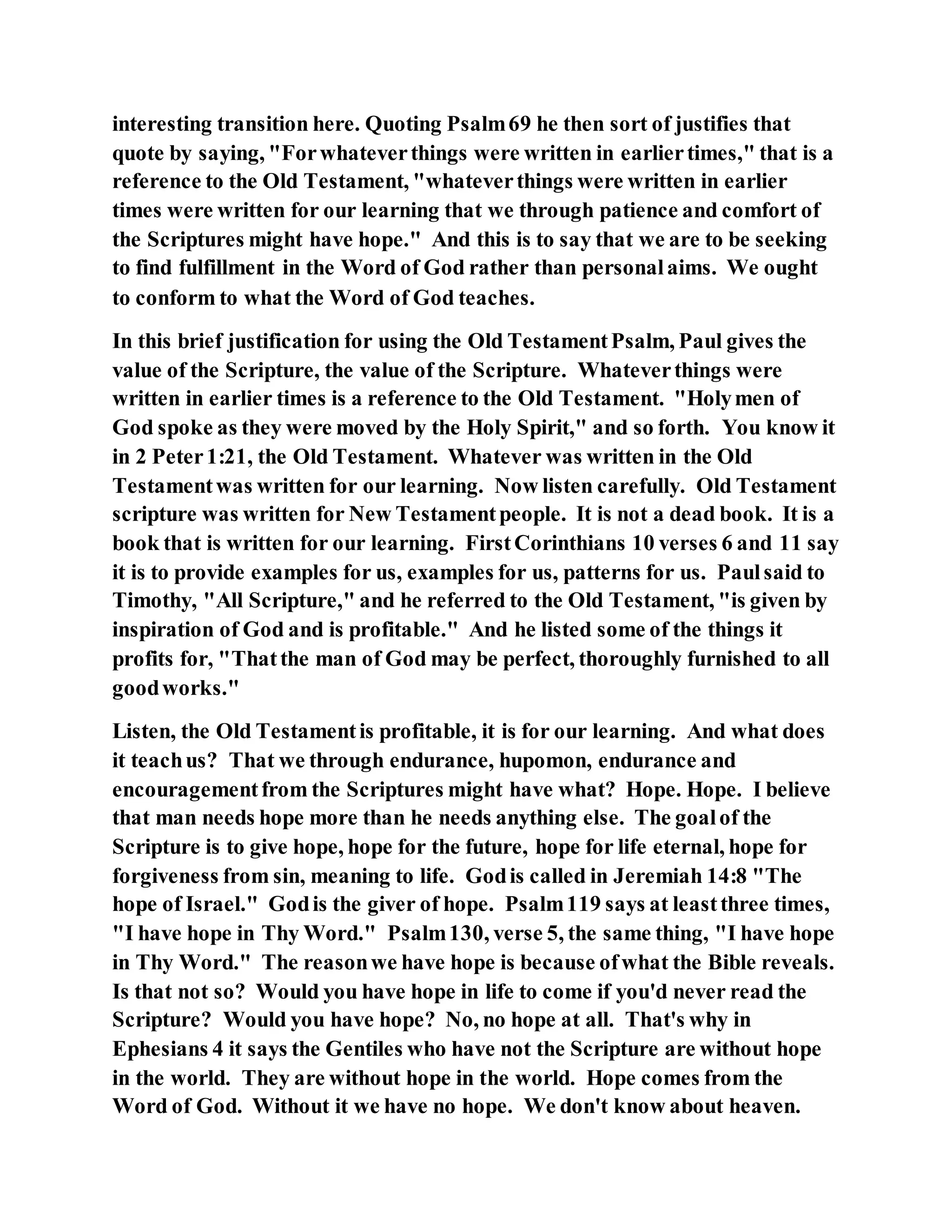 Jesus was not a self pleaser