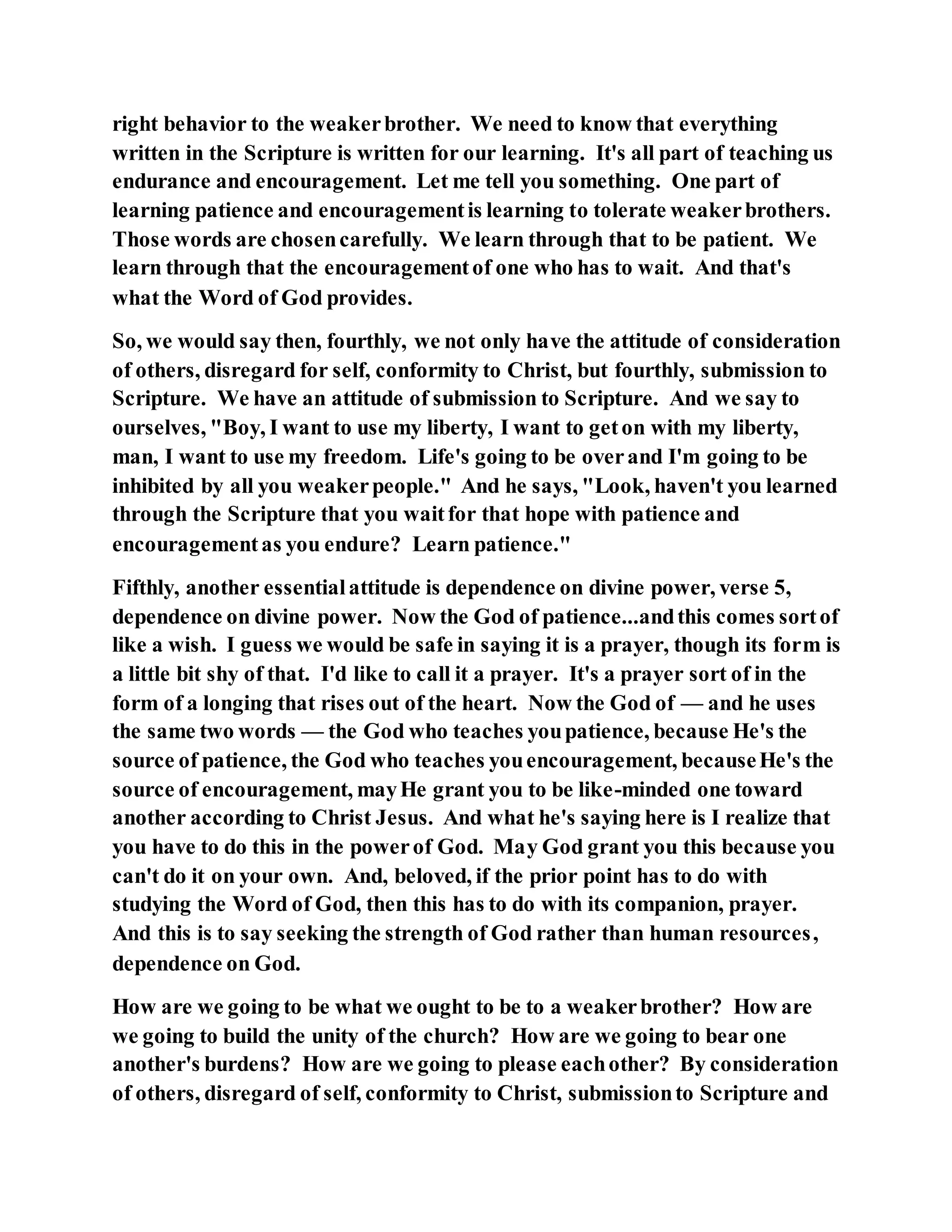 Jesus was not a self pleaser