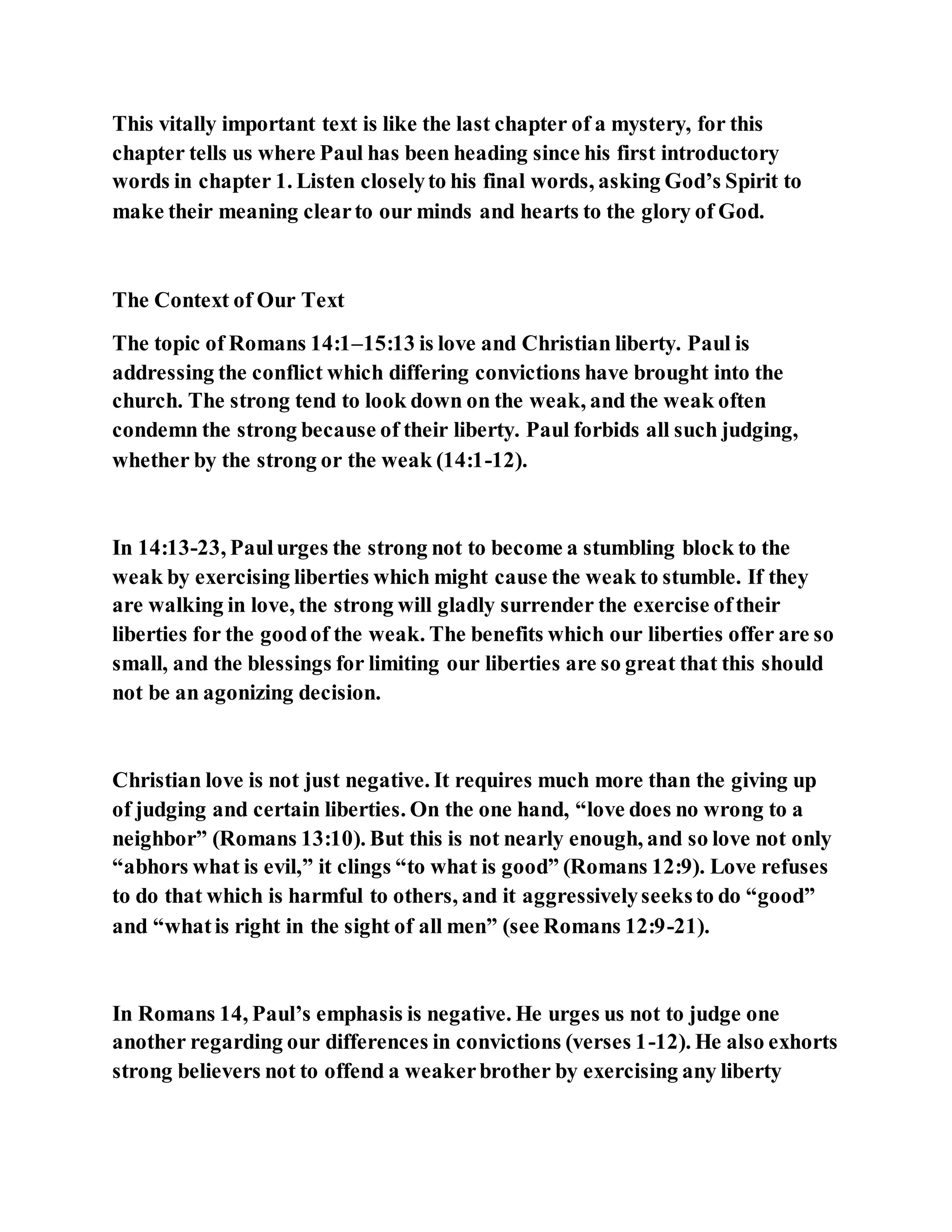 Jesus was not a self pleaser