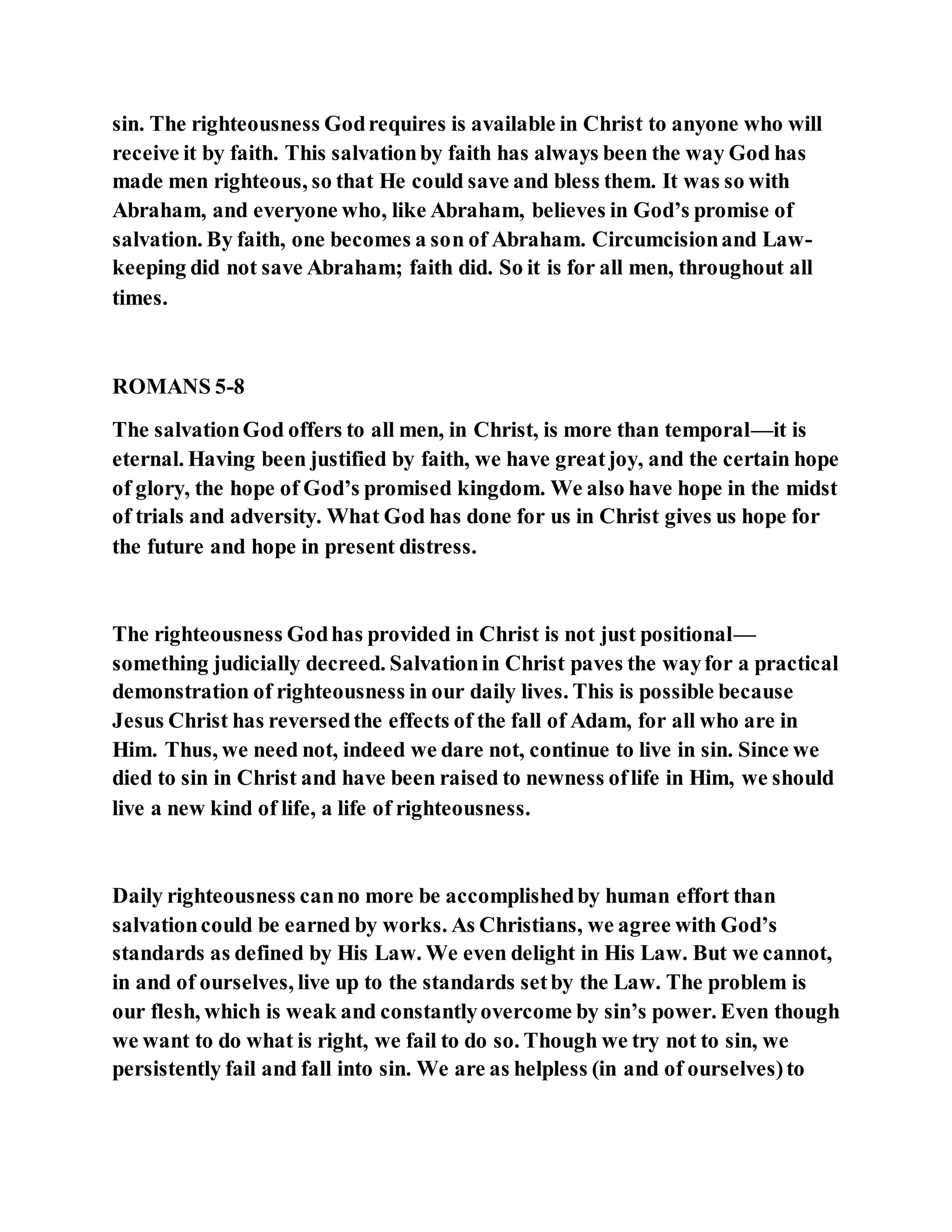 Jesus was not a self pleaser