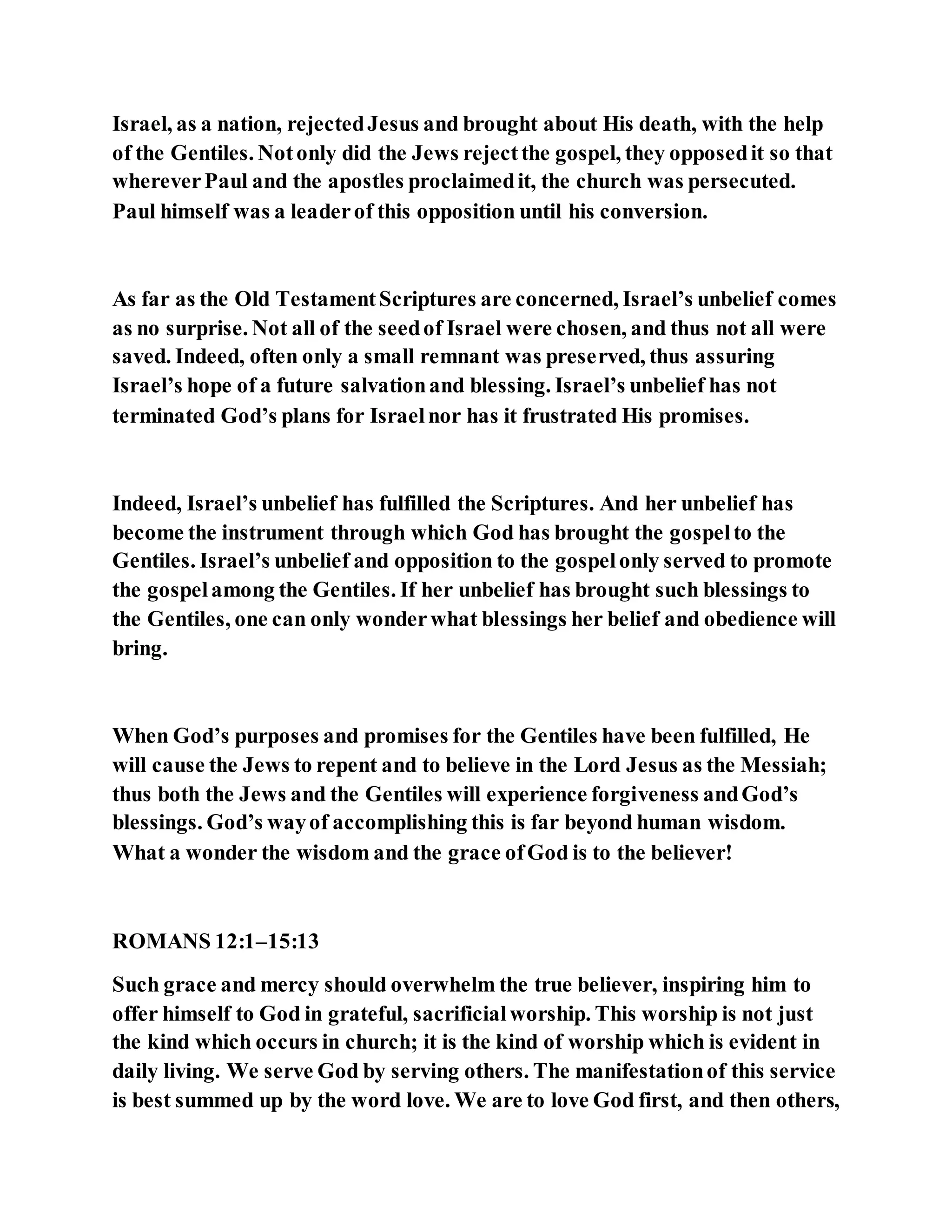 Jesus was not a self pleaser