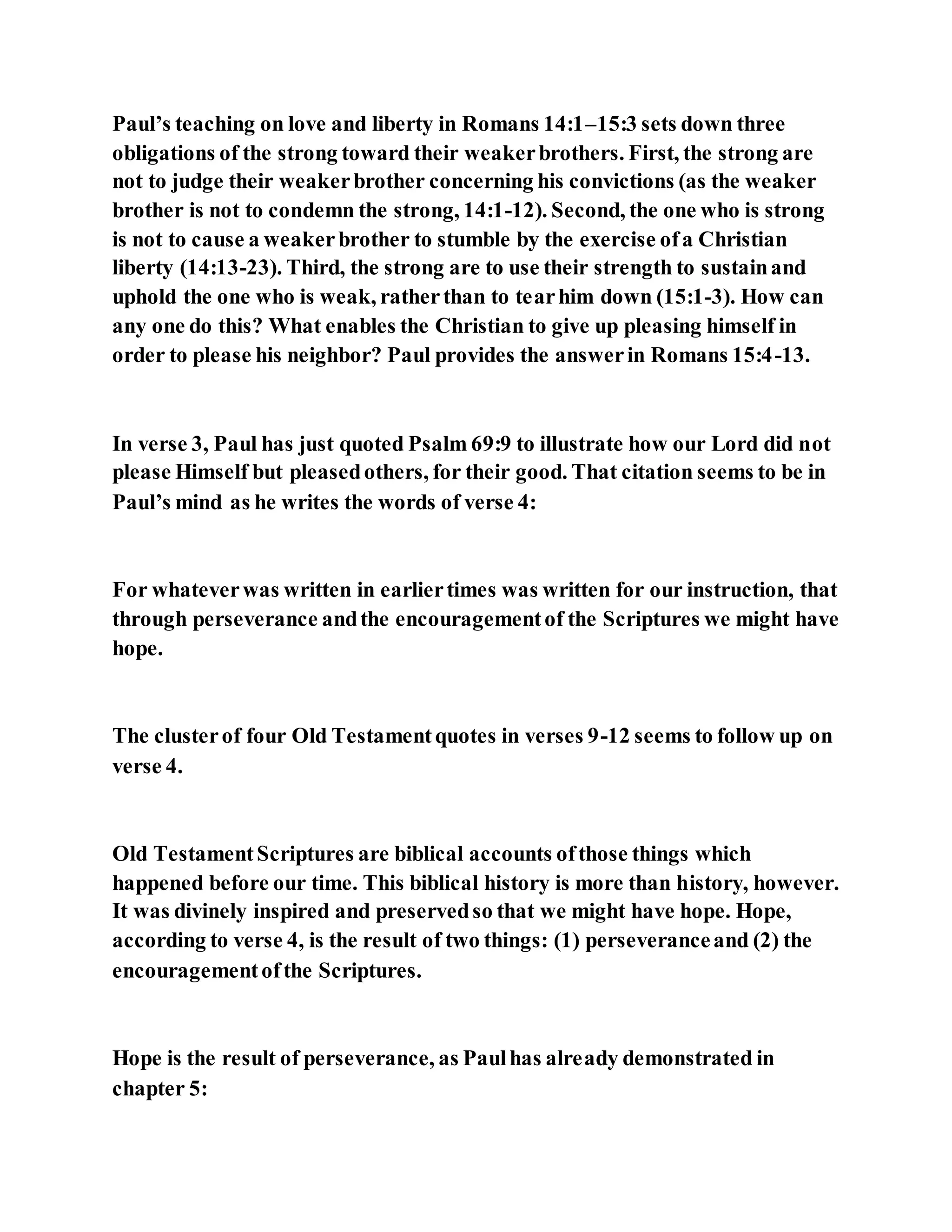 Jesus was not a self pleaser