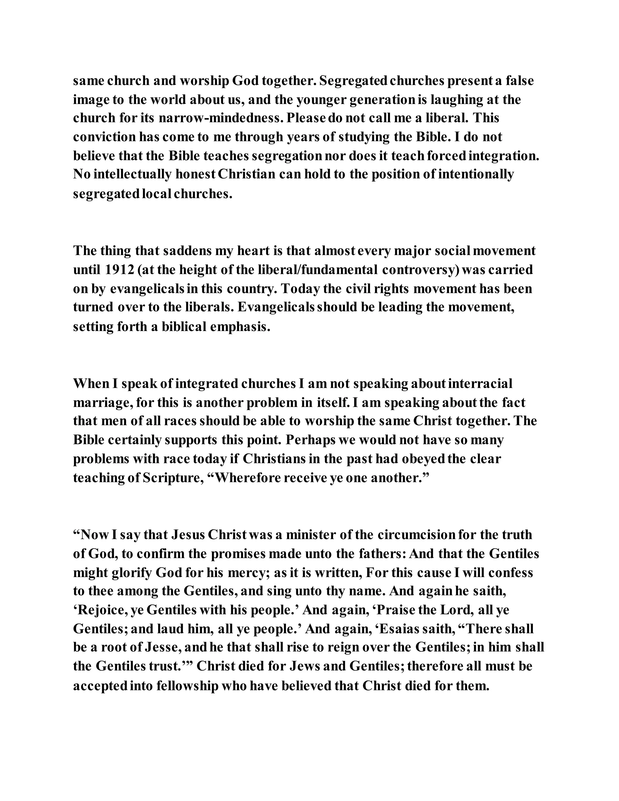 Jesus was not a self pleaser