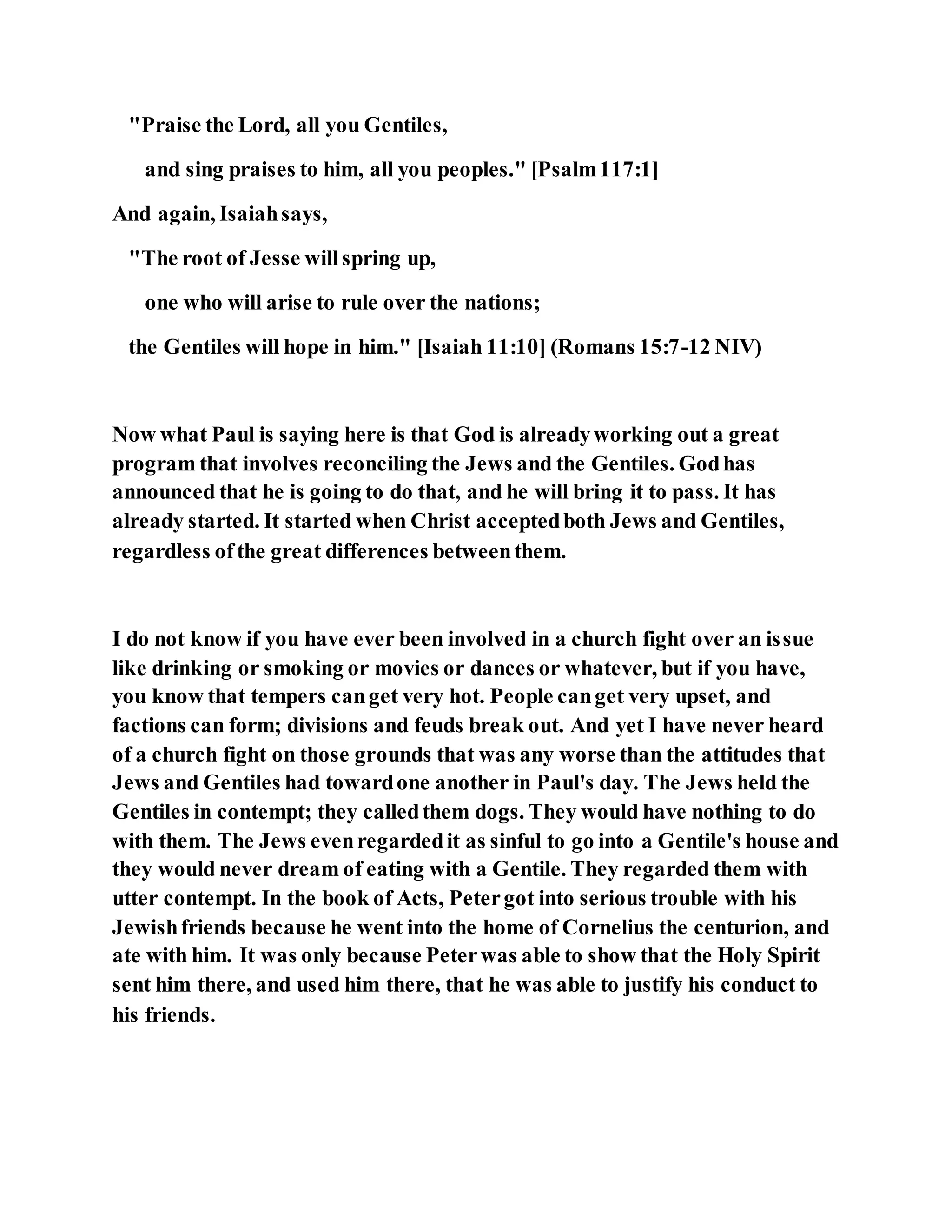 Jesus was not a self pleaser