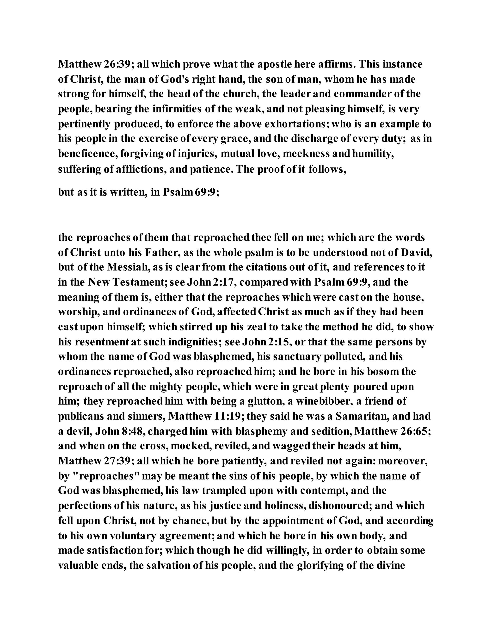 Jesus was not a self pleaser