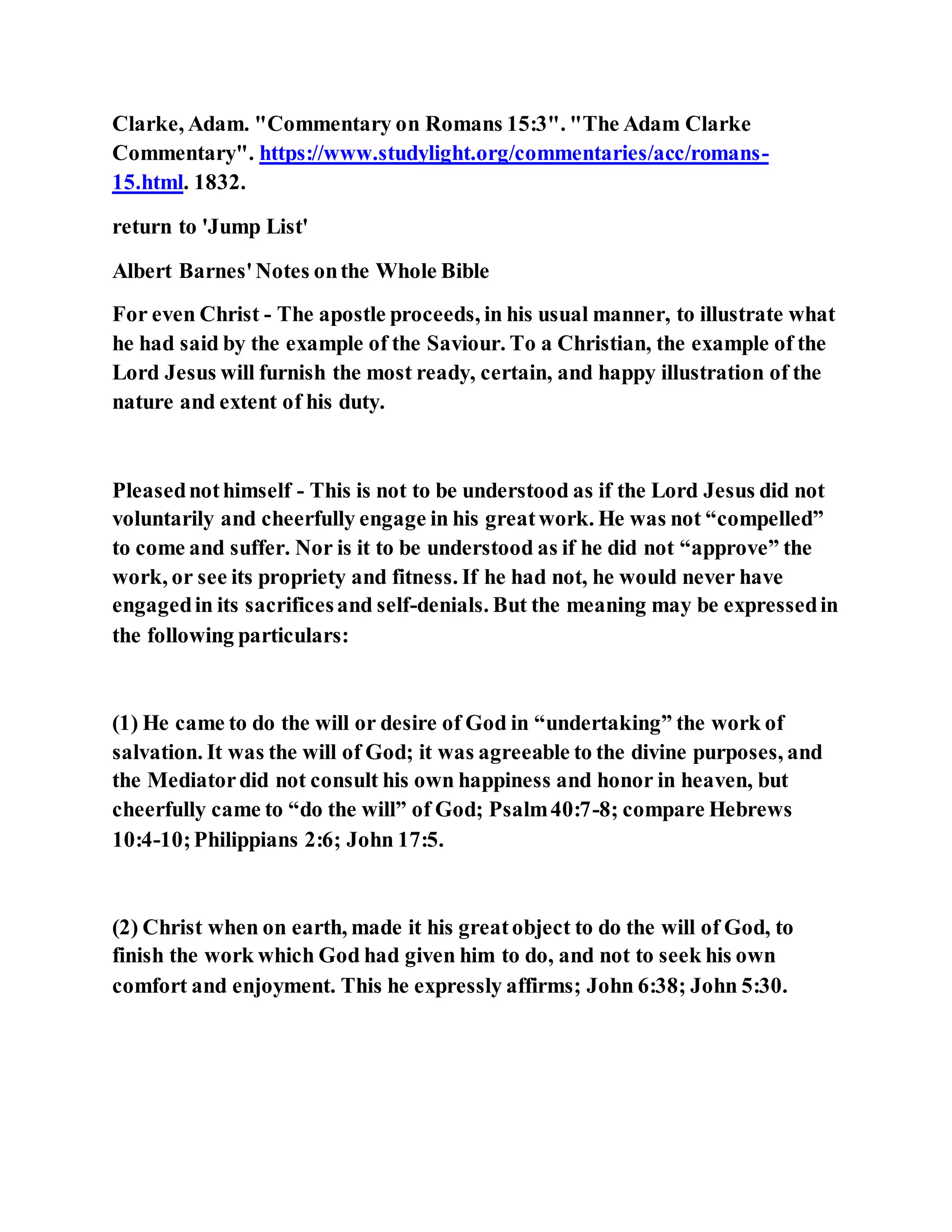 Jesus was not a self pleaser