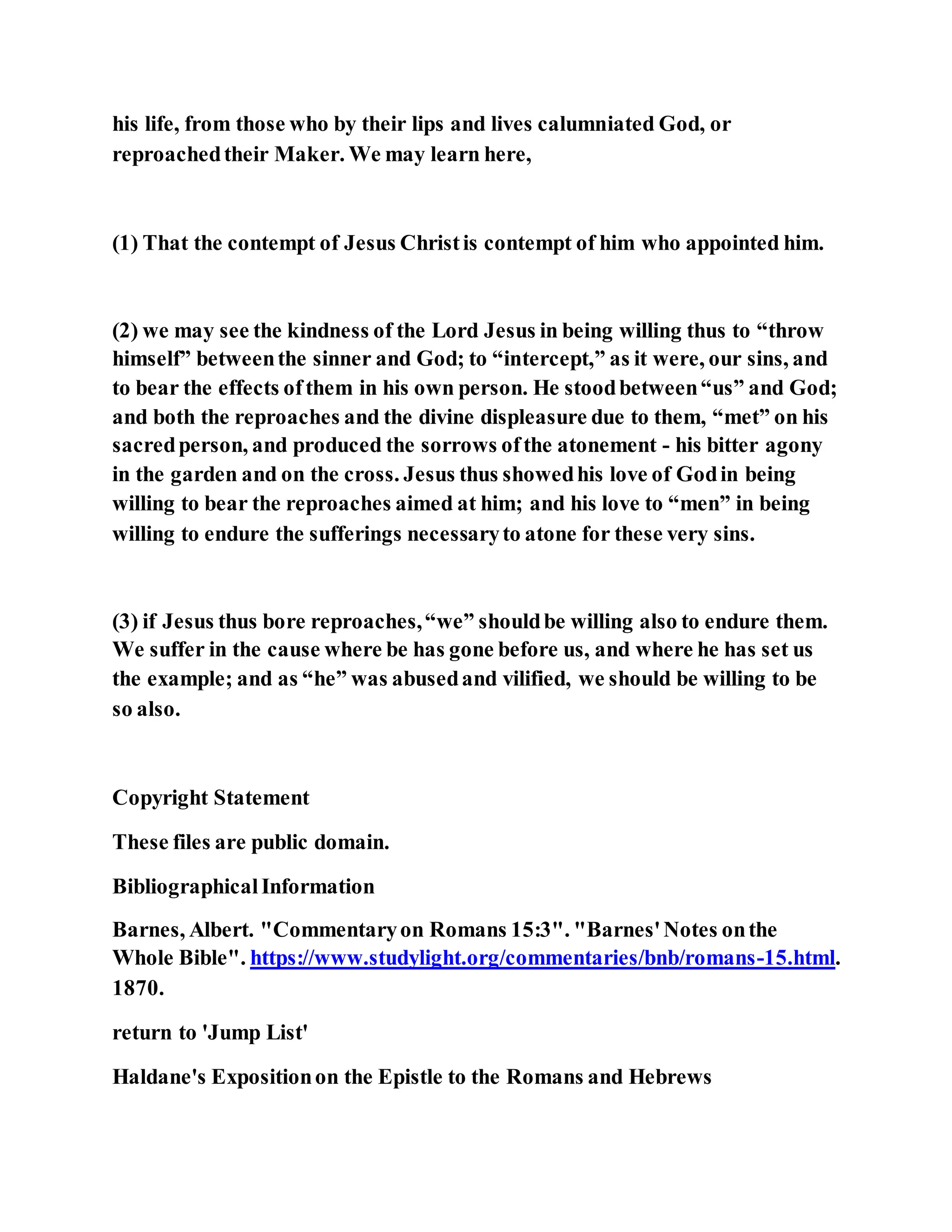 Jesus was not a self pleaser