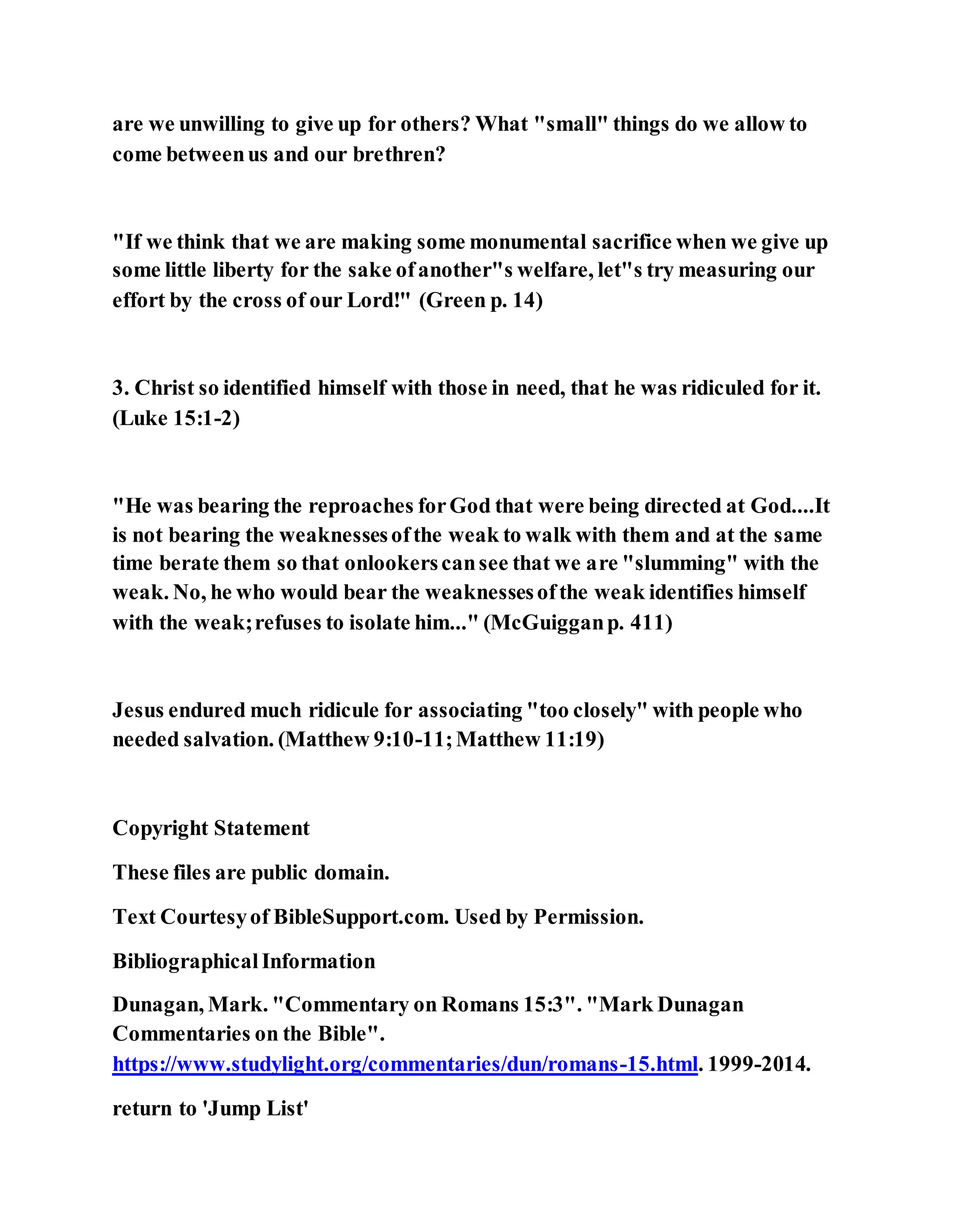 Jesus was not a self pleaser