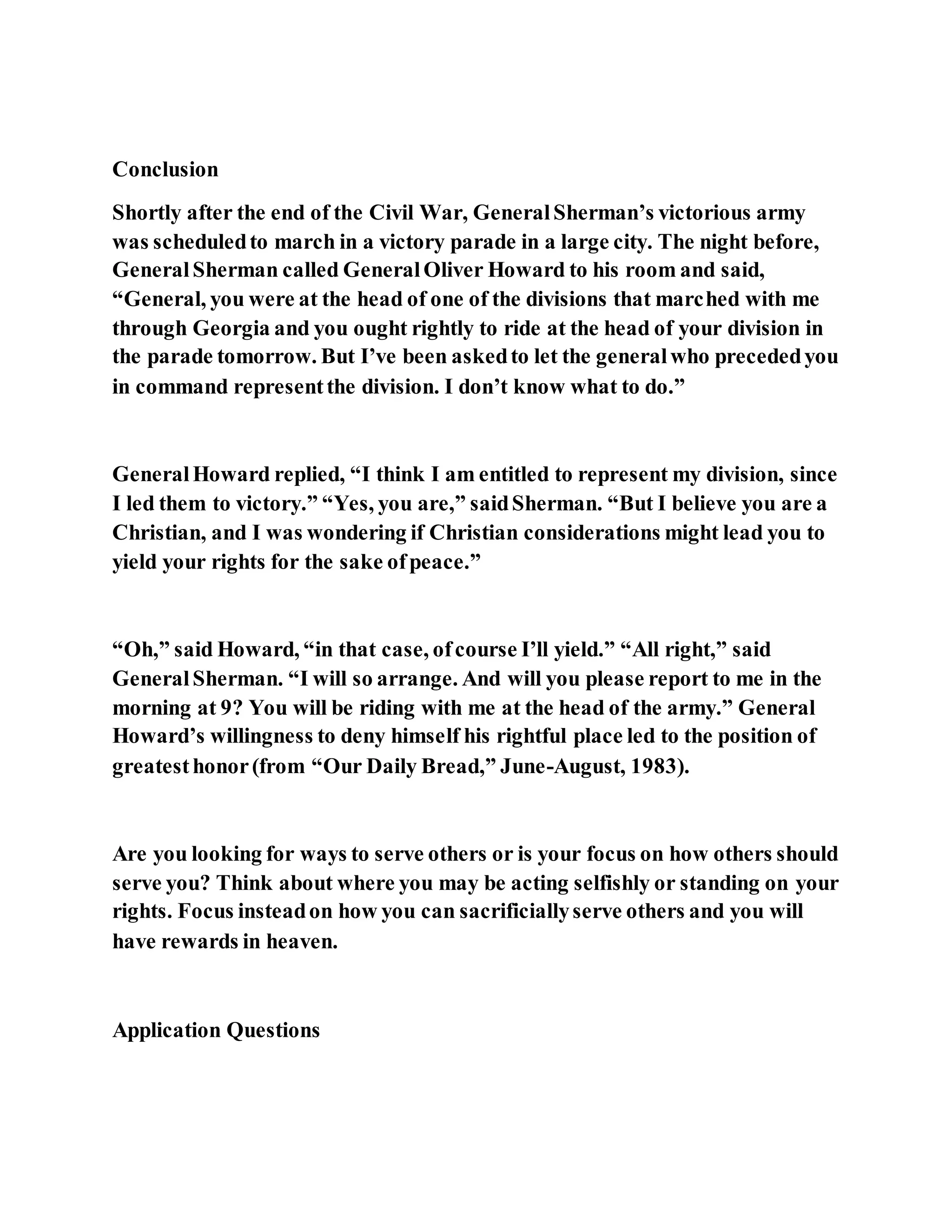 Jesus was not a self pleaser