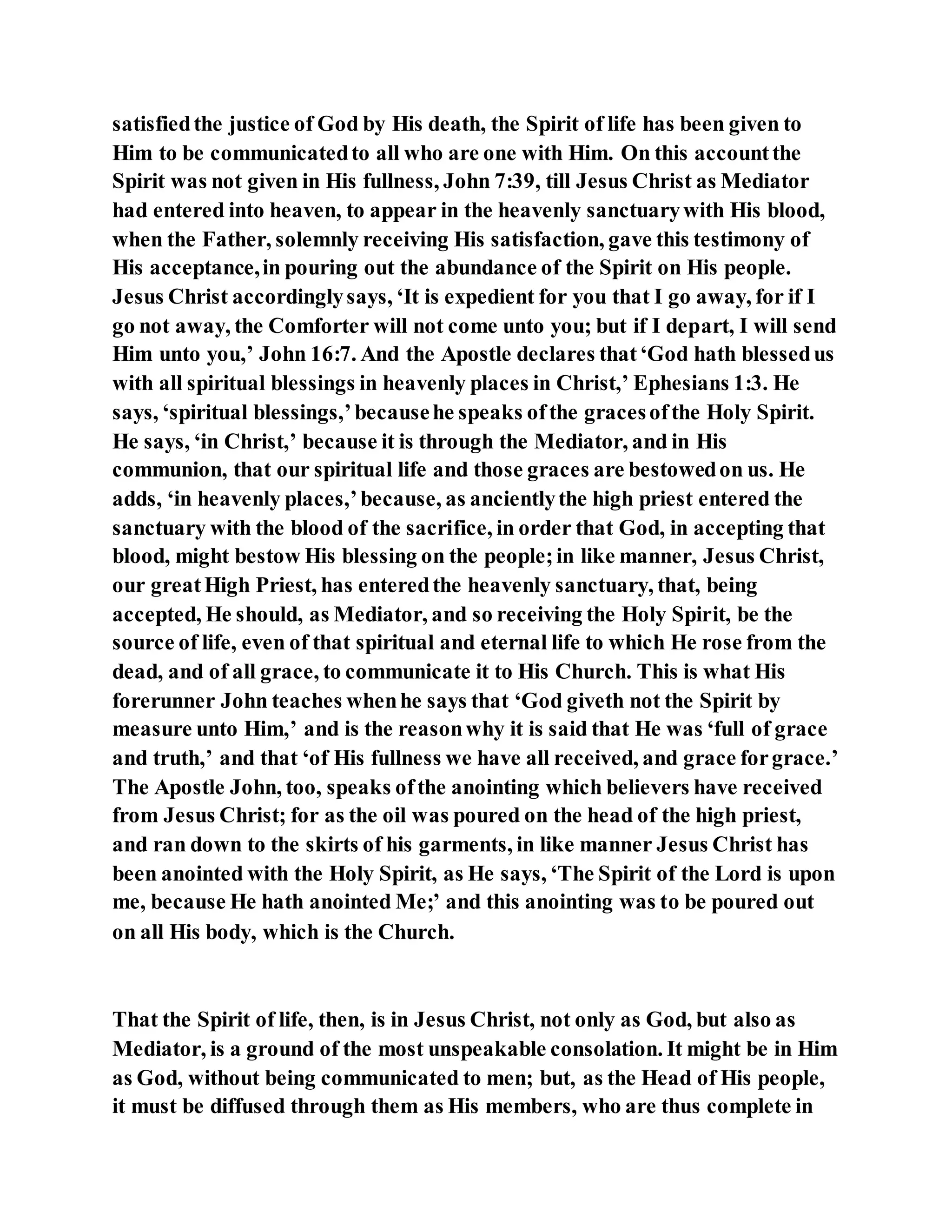 Jesus was our liberator