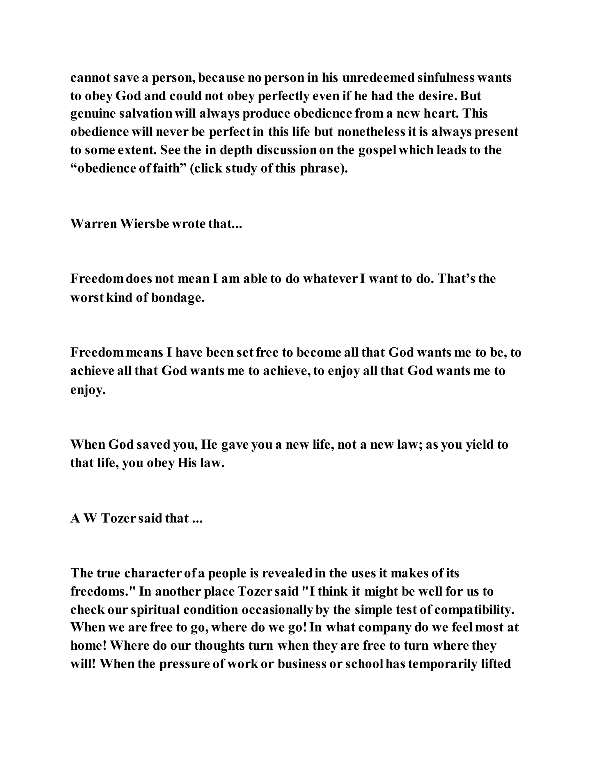 Jesus was our liberator