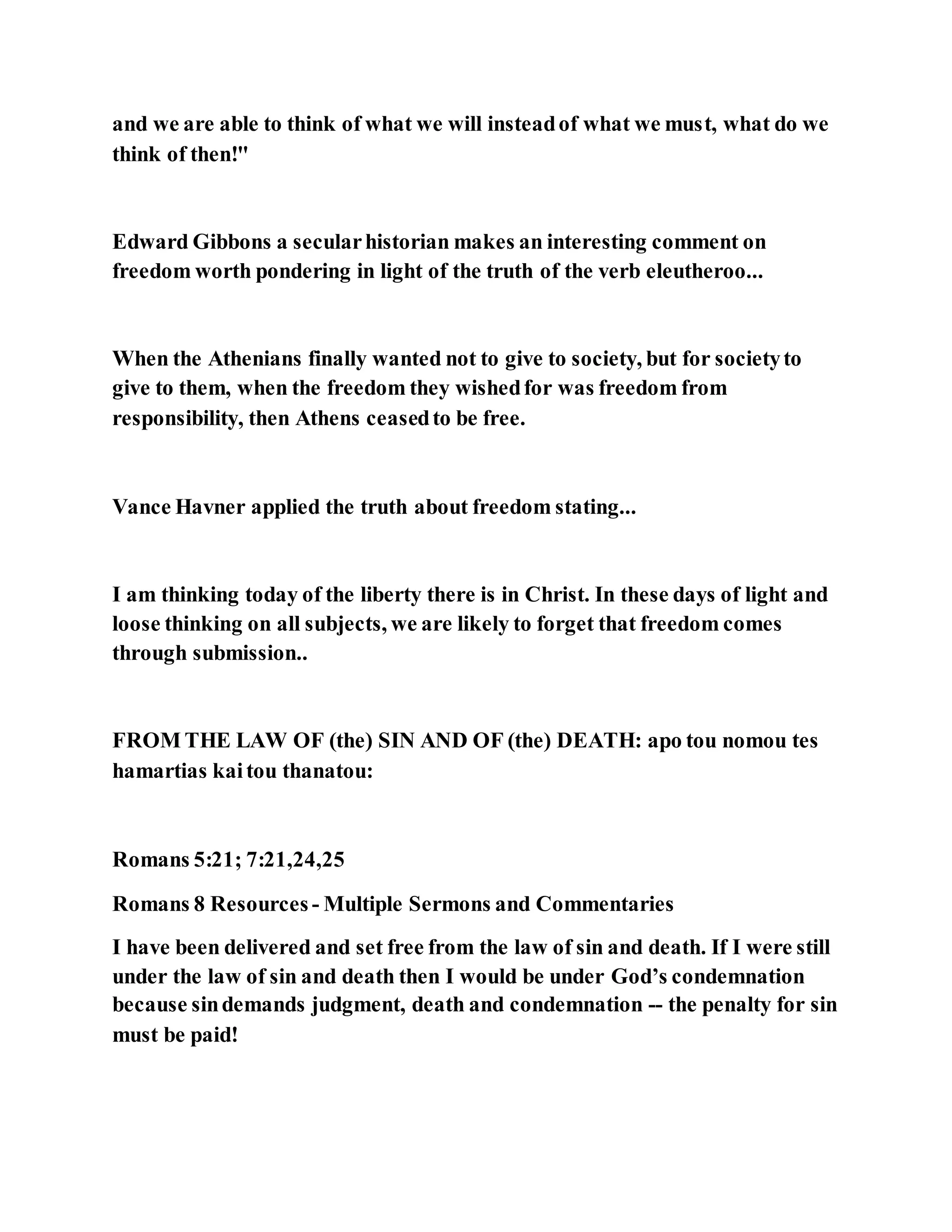 Jesus was our liberator