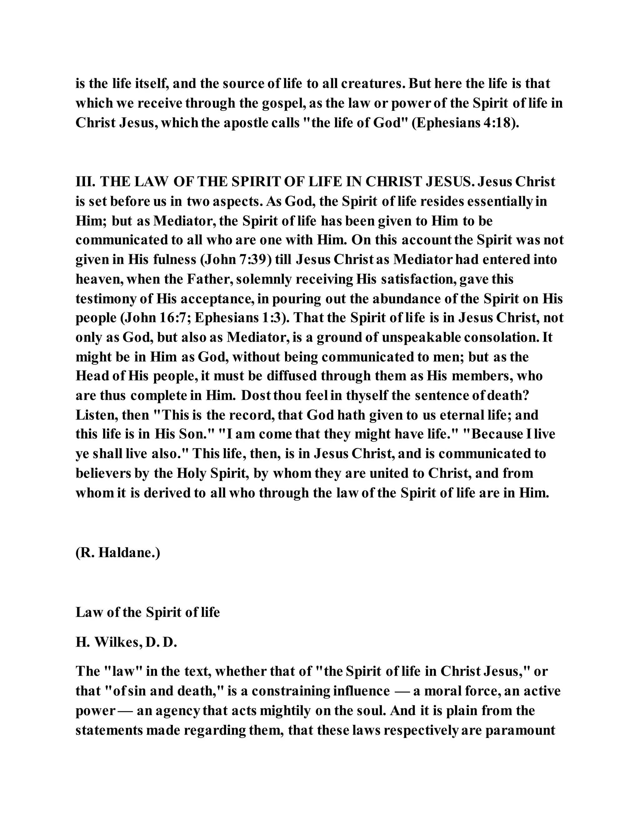 Jesus was our liberator