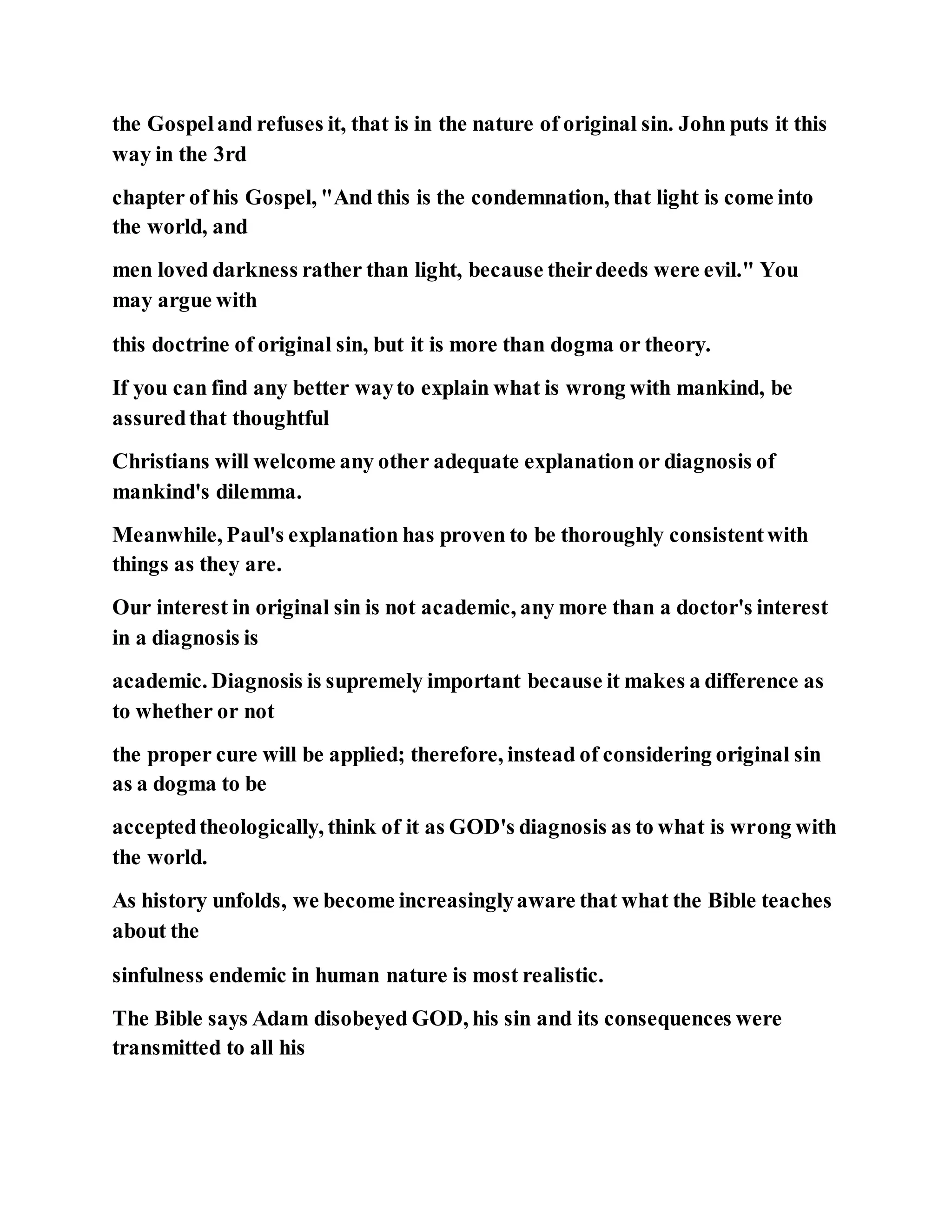 Jesus was our liberator