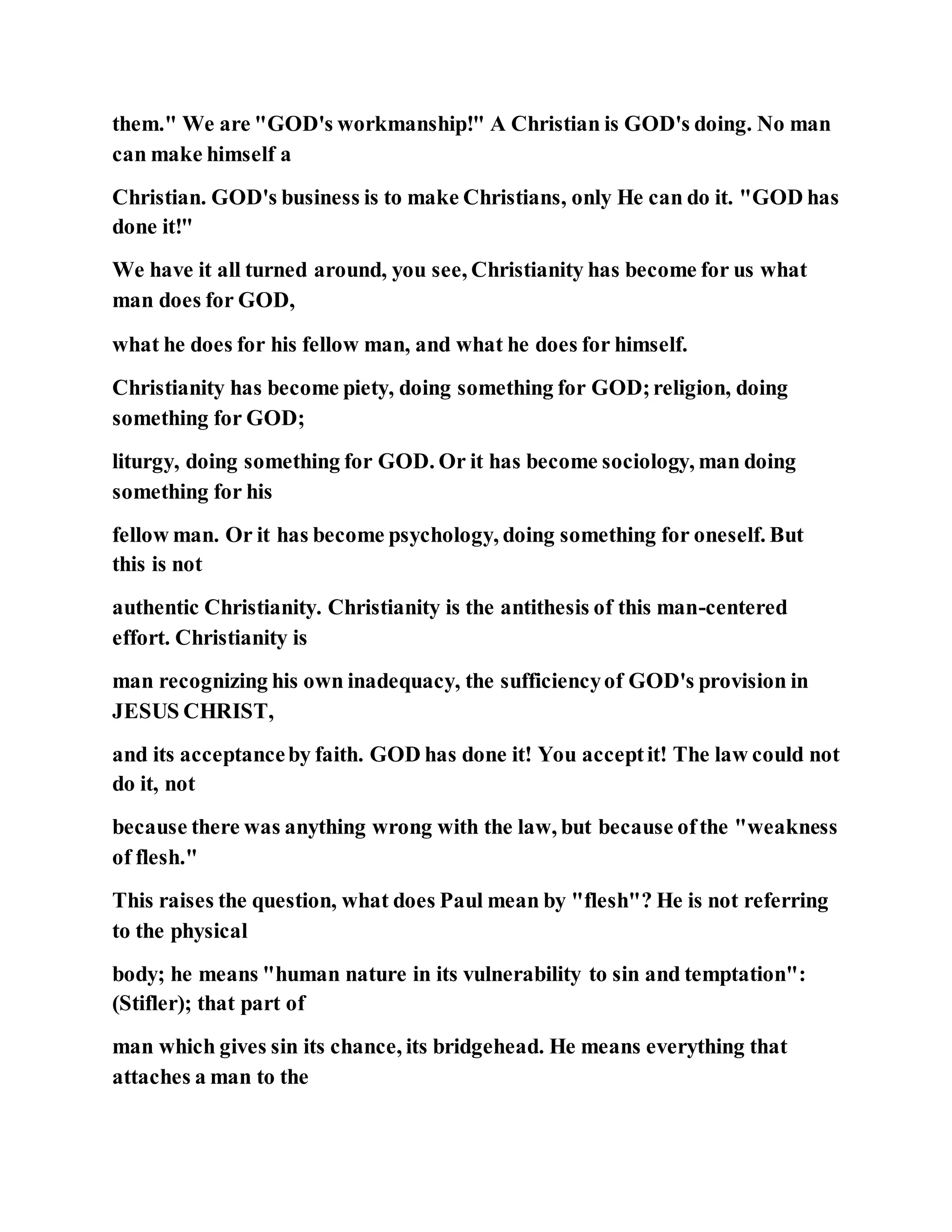 Jesus was our liberator