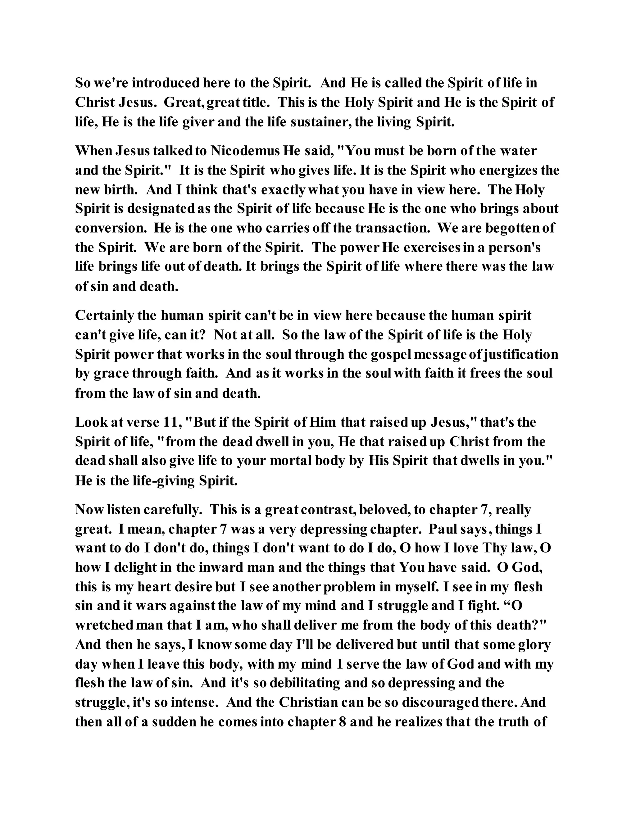 Jesus was our liberator