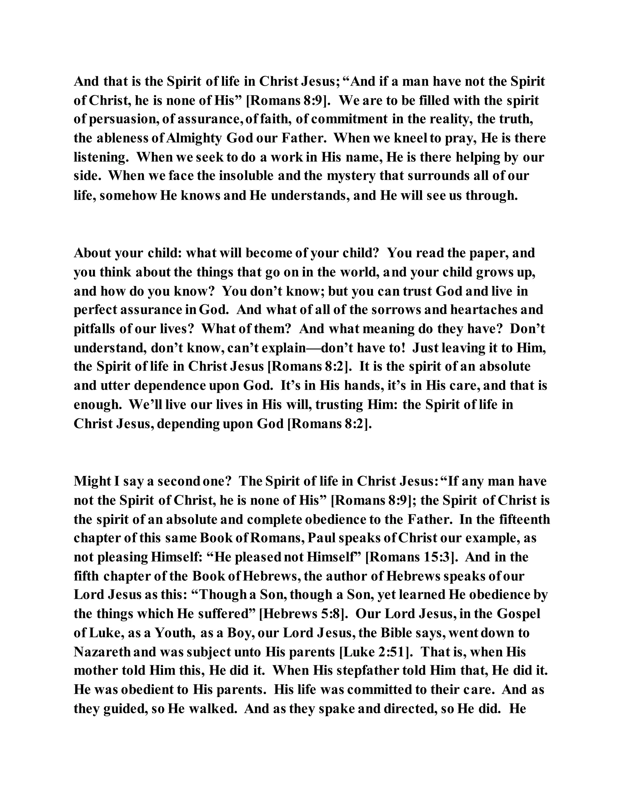 Jesus was our liberator