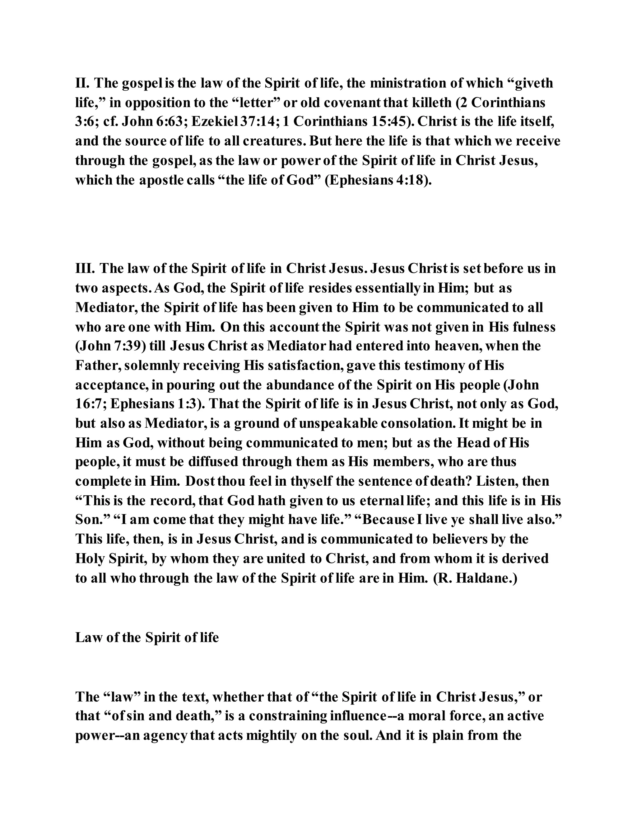 Jesus was our liberator