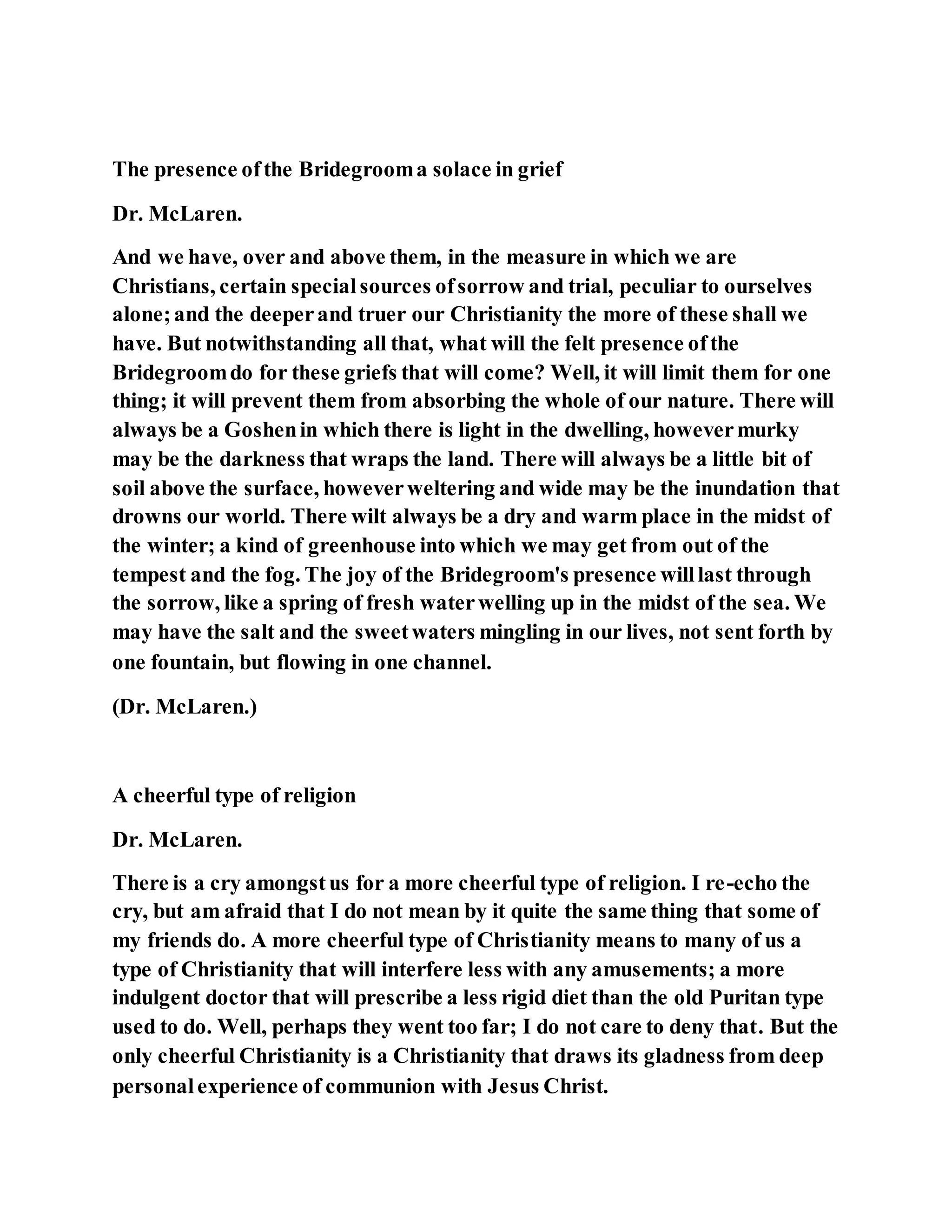 Jesus was questioned about fasting