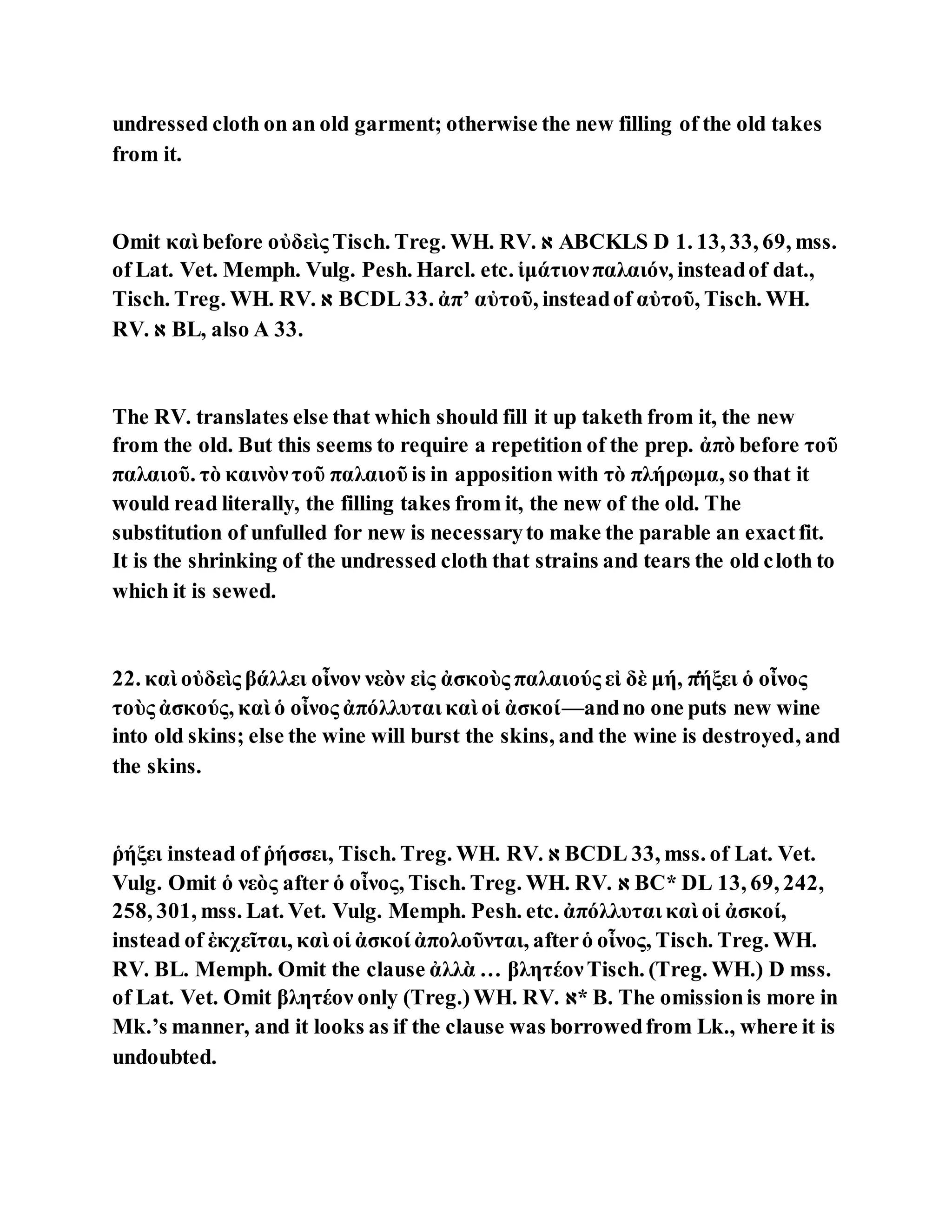 Jesus was questioned about fasting