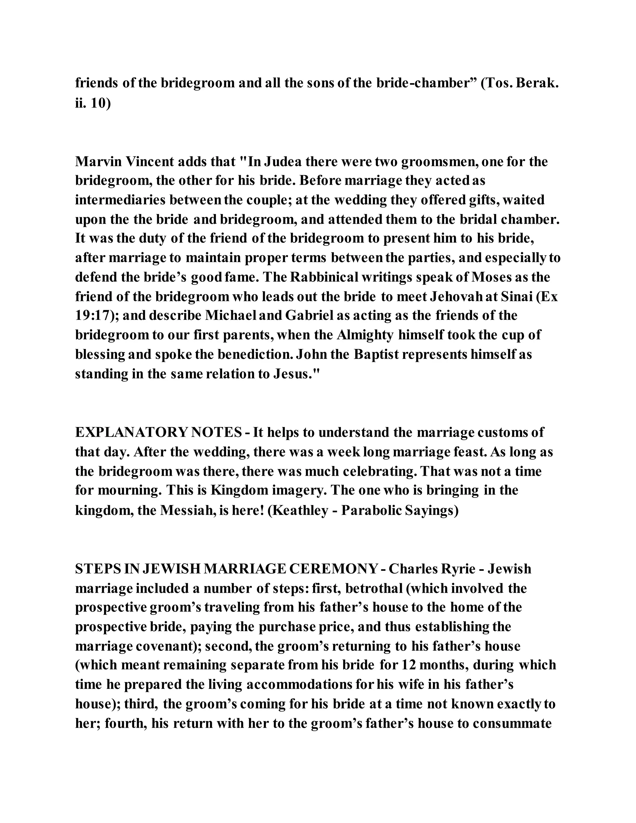 Jesus was questioned about fasting