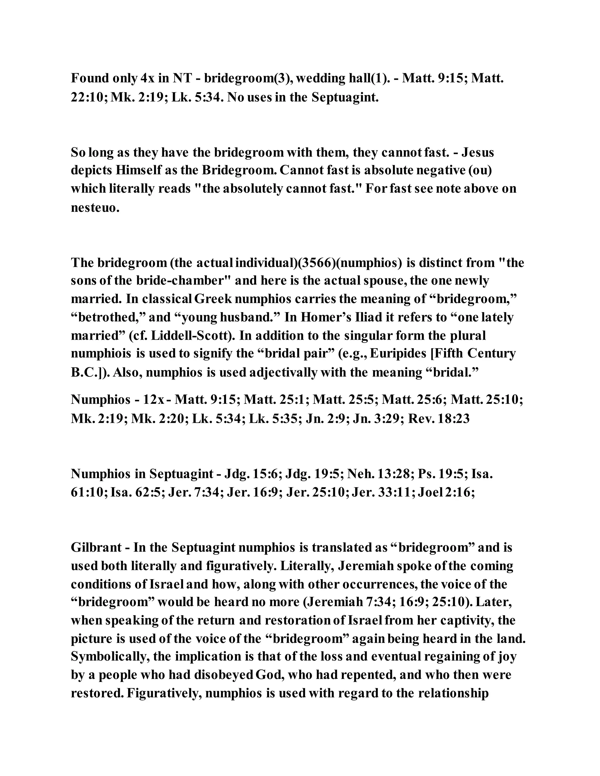 Jesus was questioned about fasting