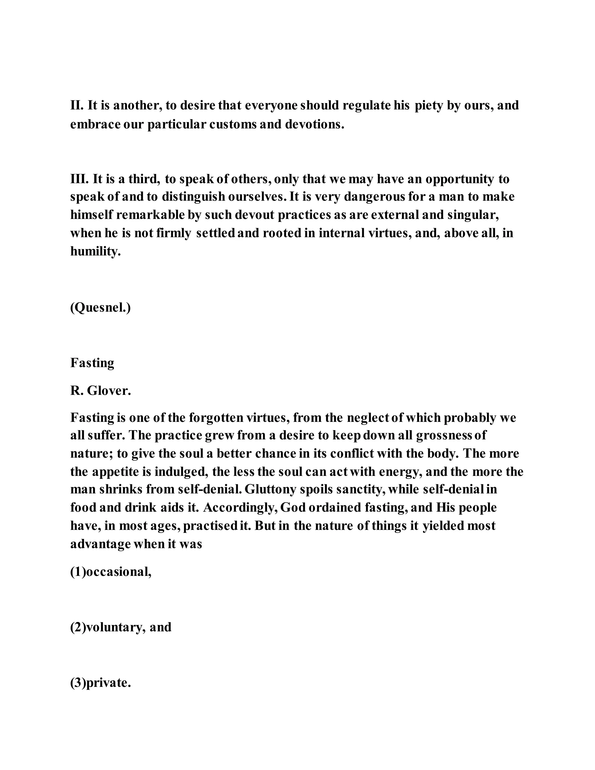 Jesus was questioned about fasting