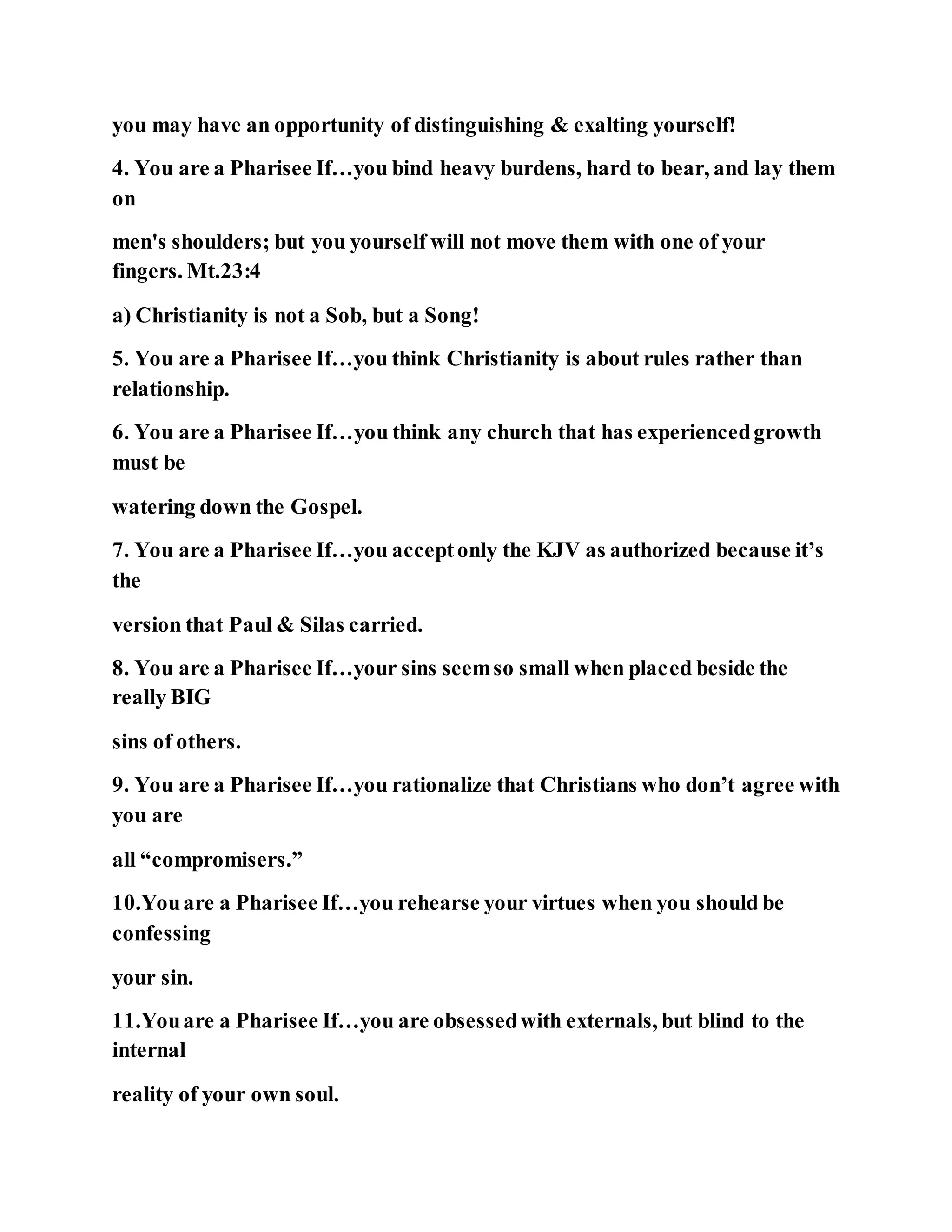 Jesus was questioned about fasting