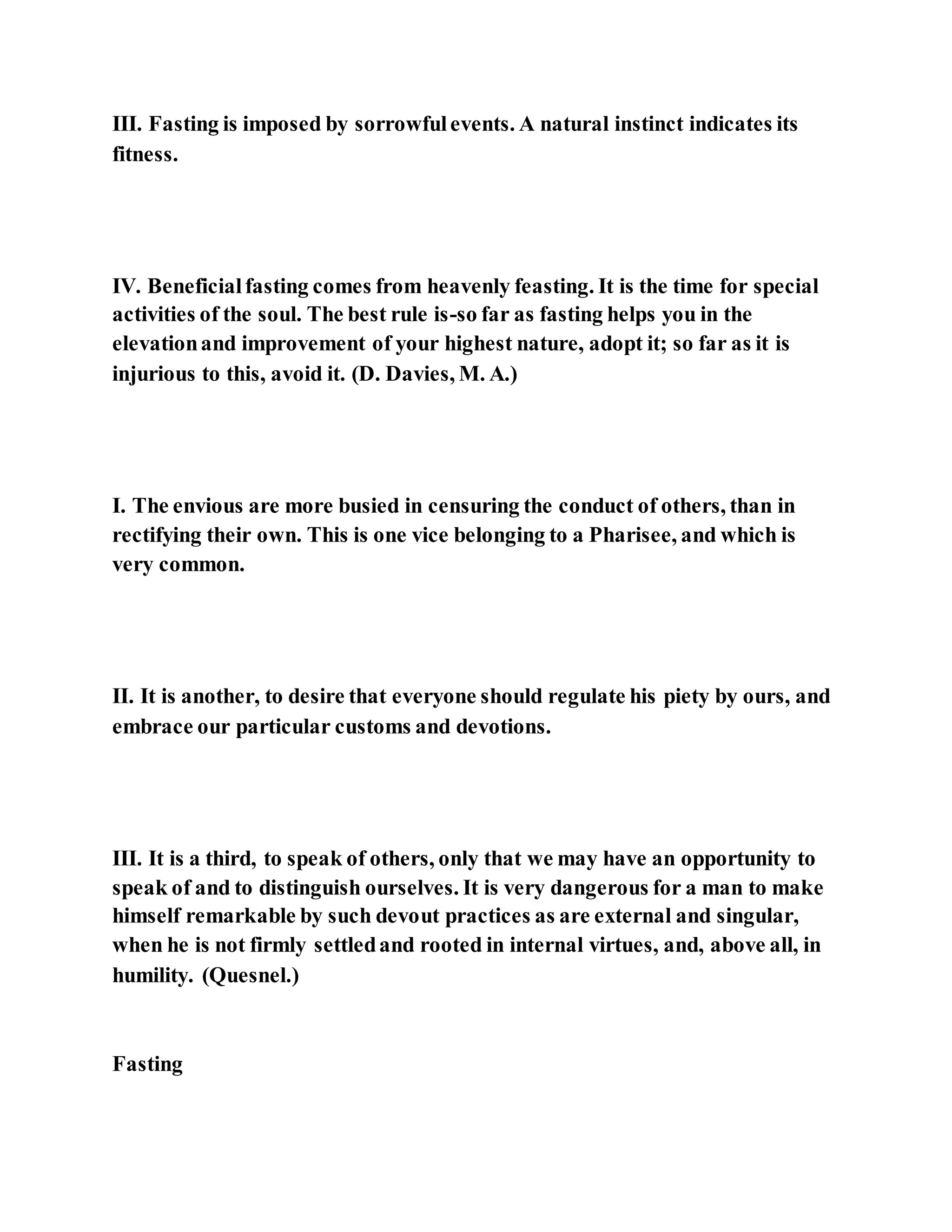 Jesus was questioned about fasting