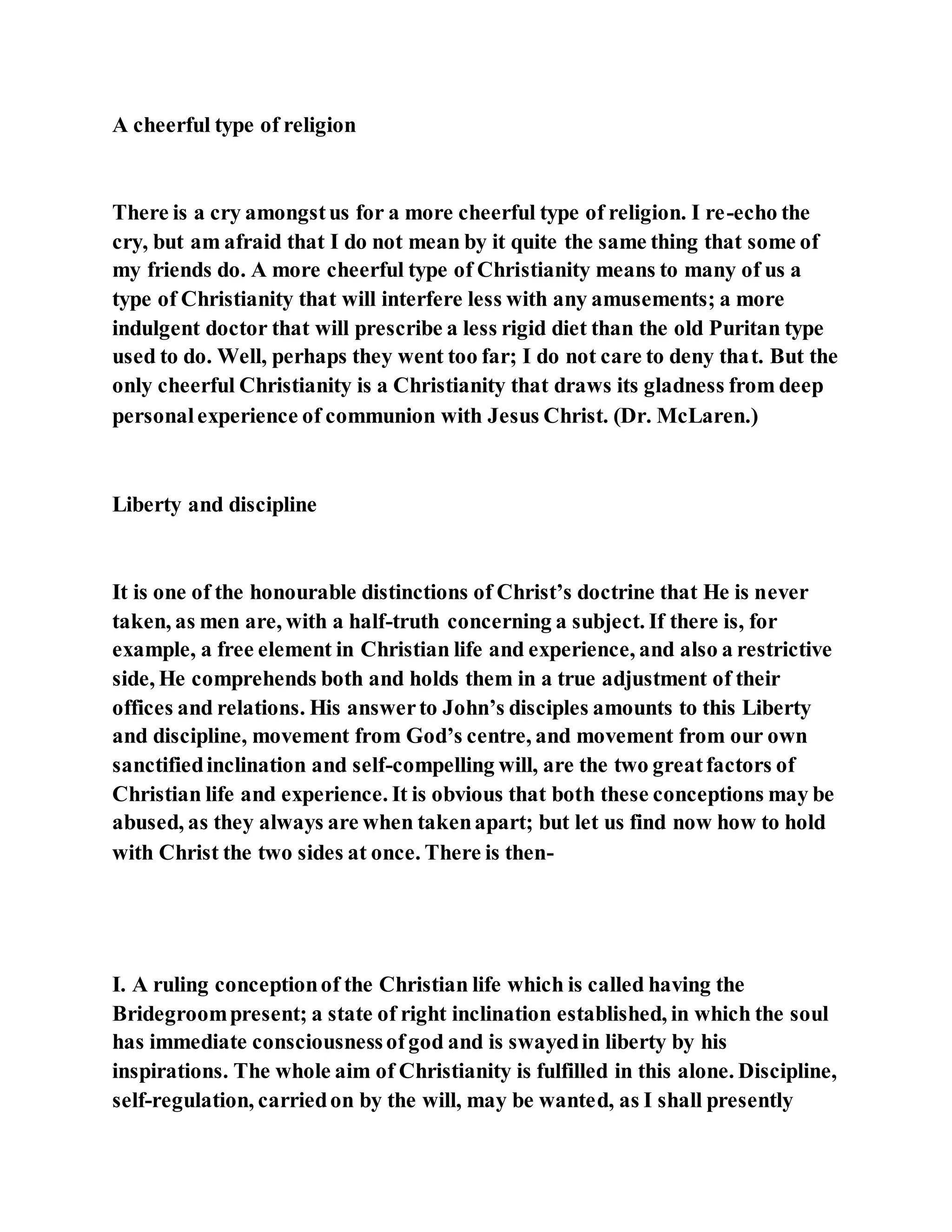 Jesus was questioned about fasting