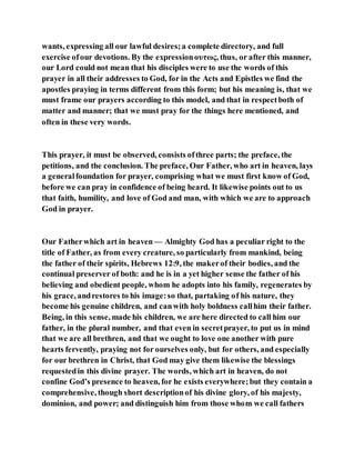 Jesus was teaching us how to pray | DOCX