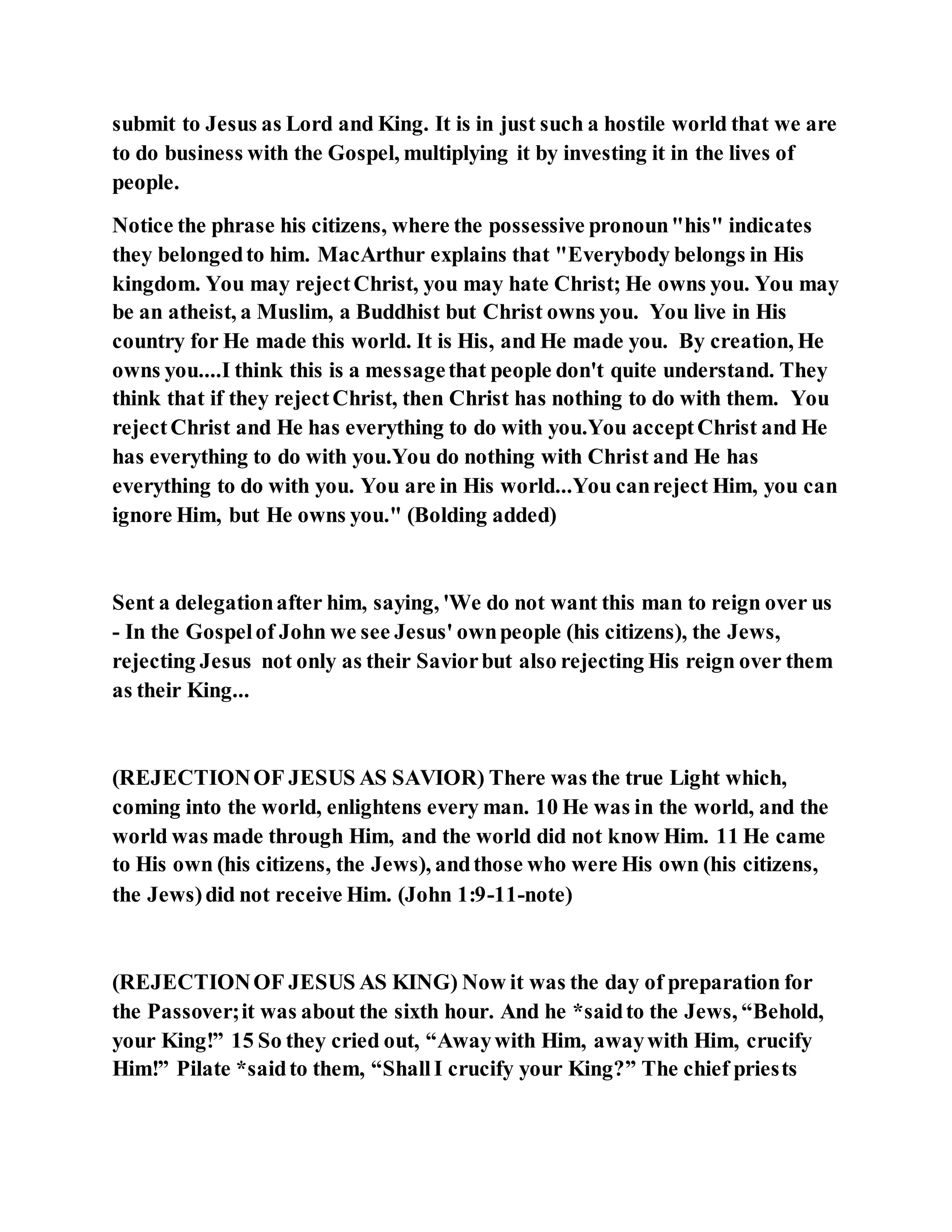 Jesus was telling a shocking parable