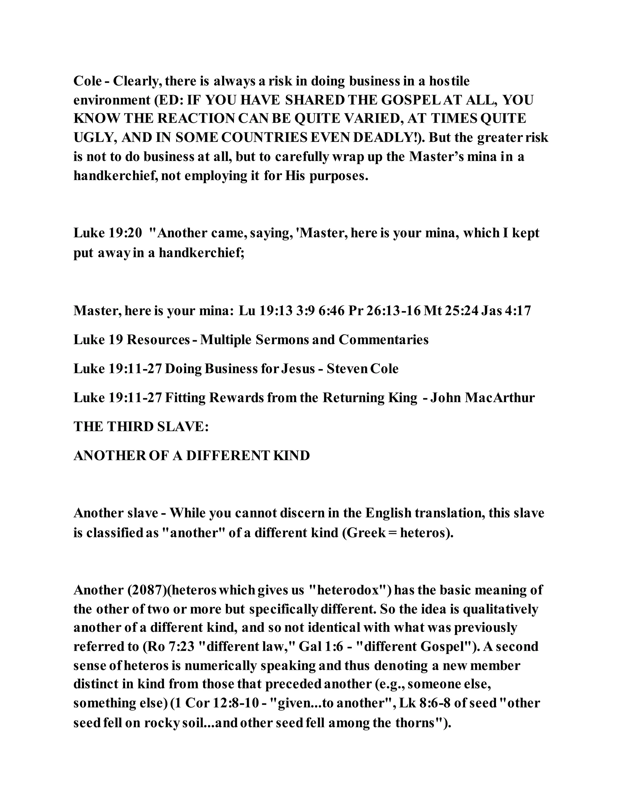 Jesus was telling a shocking parable