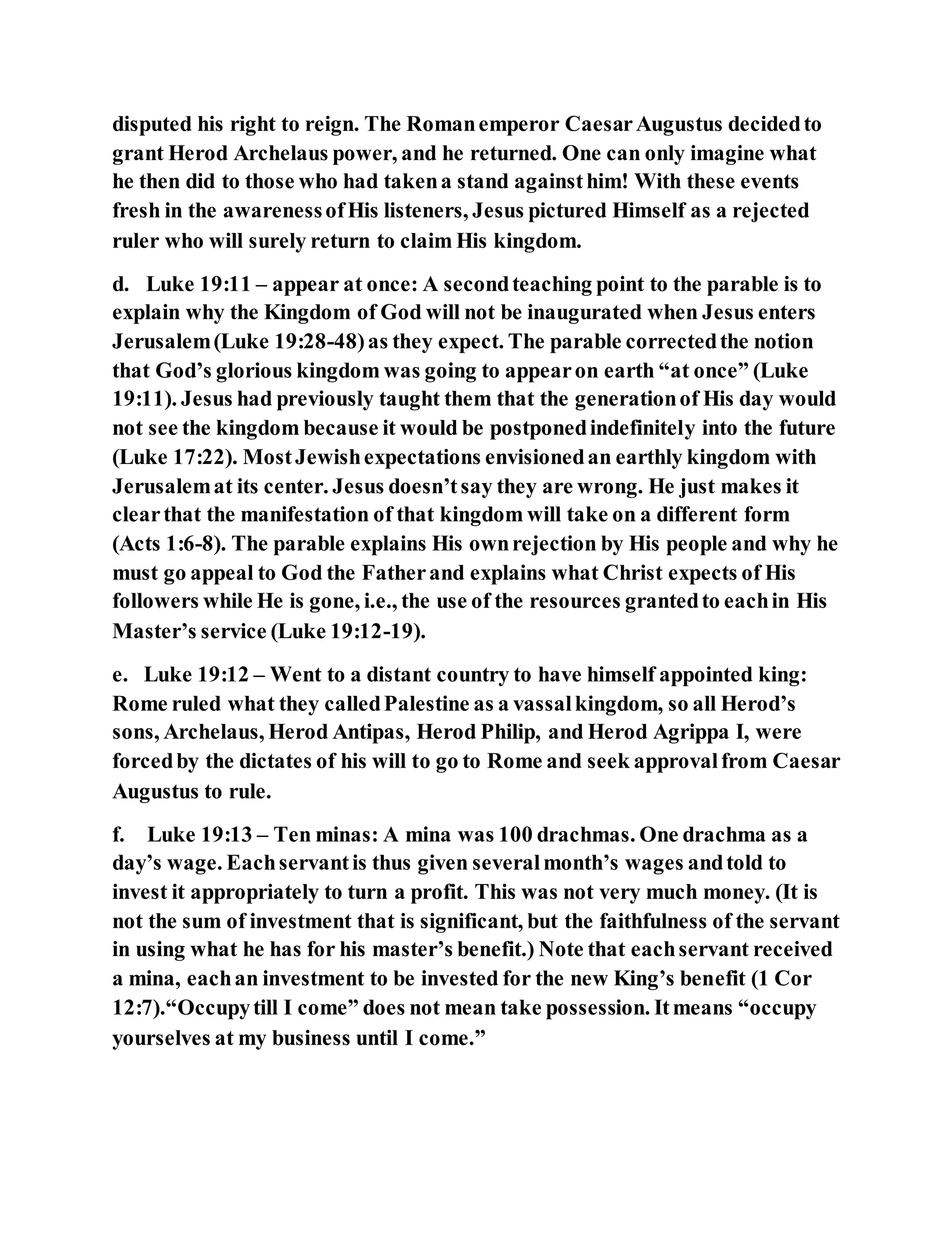 Jesus was telling a shocking parable