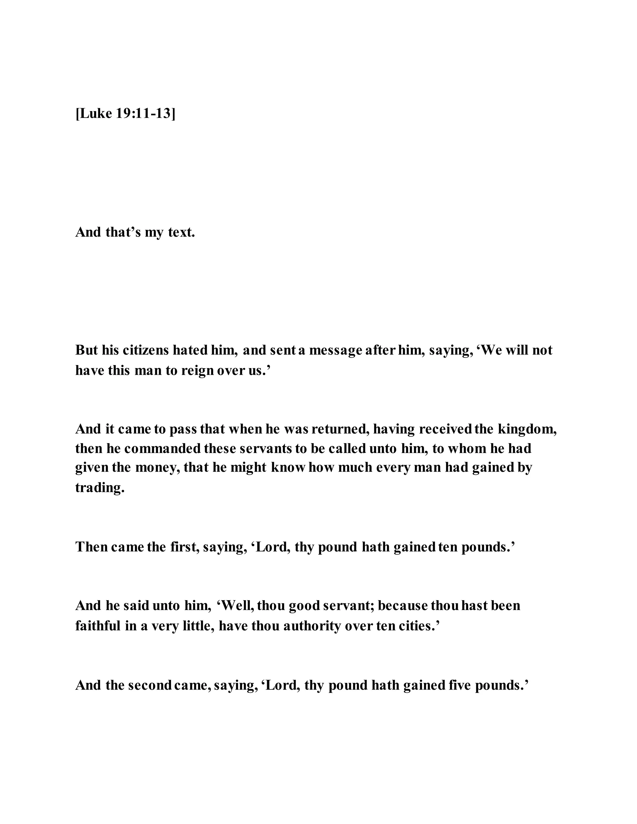 Jesus was telling a shocking parable