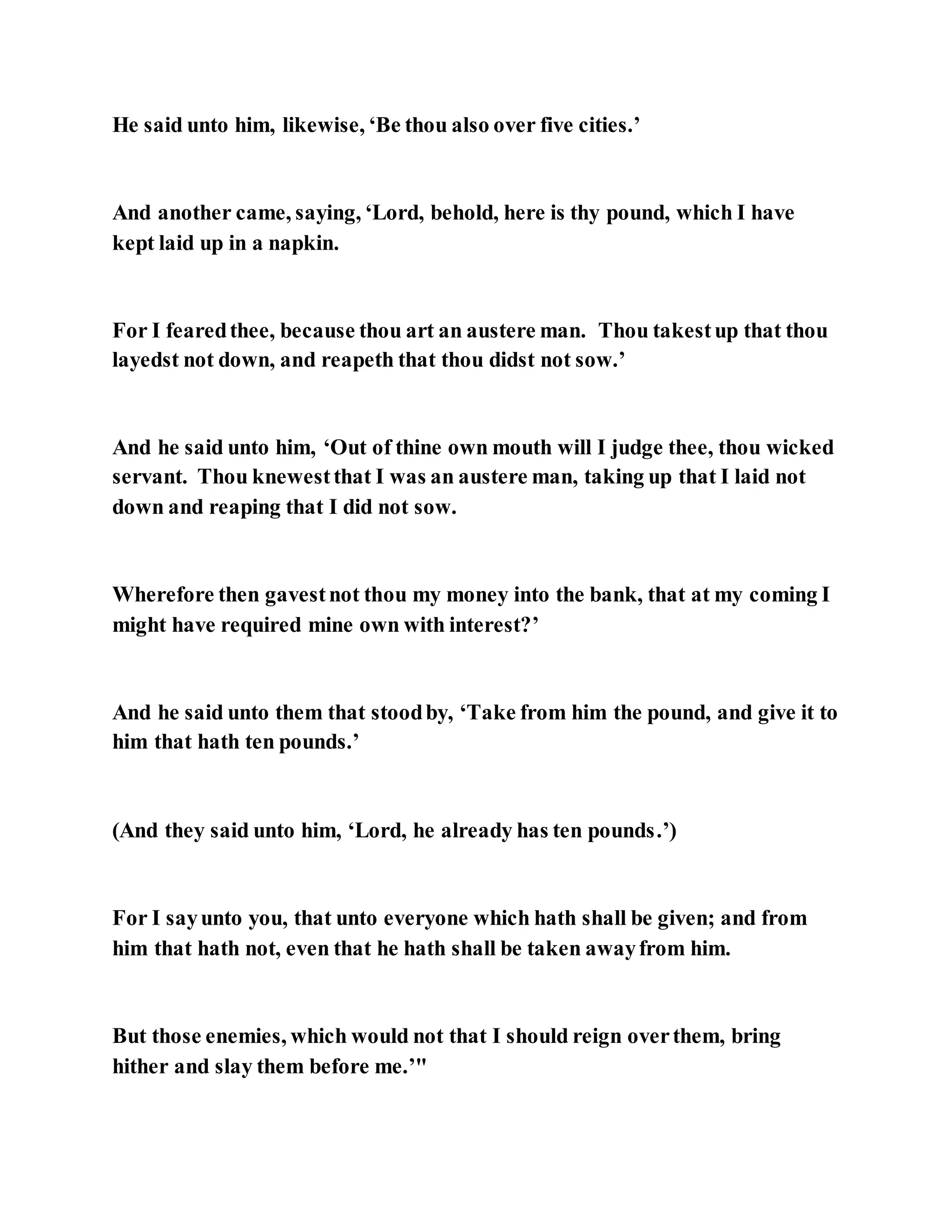 Jesus was telling a shocking parable