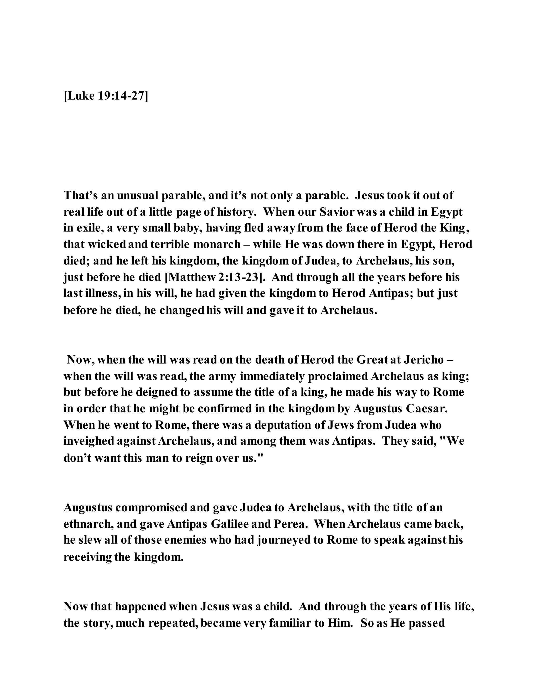 Jesus was telling a shocking parable