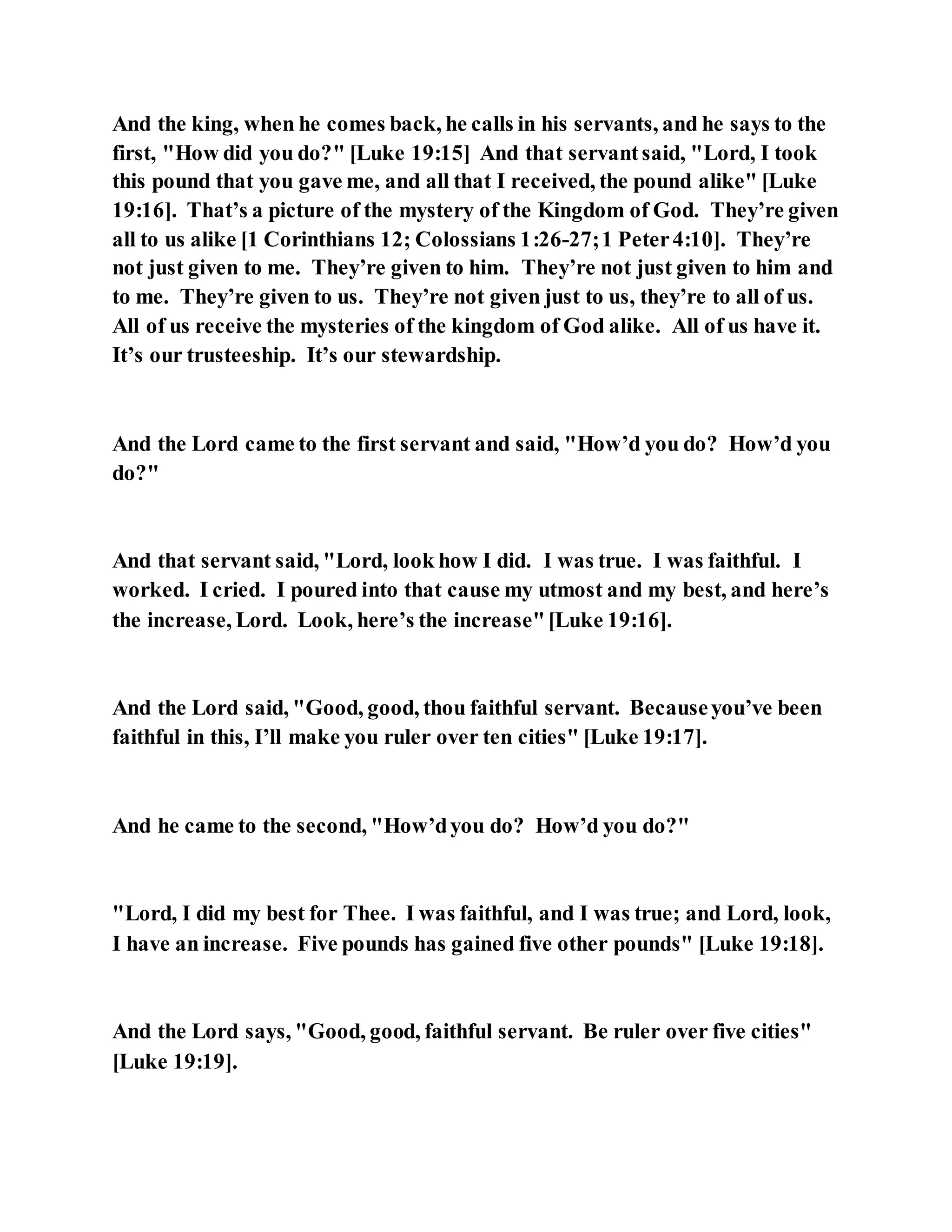 Jesus was telling a shocking parable