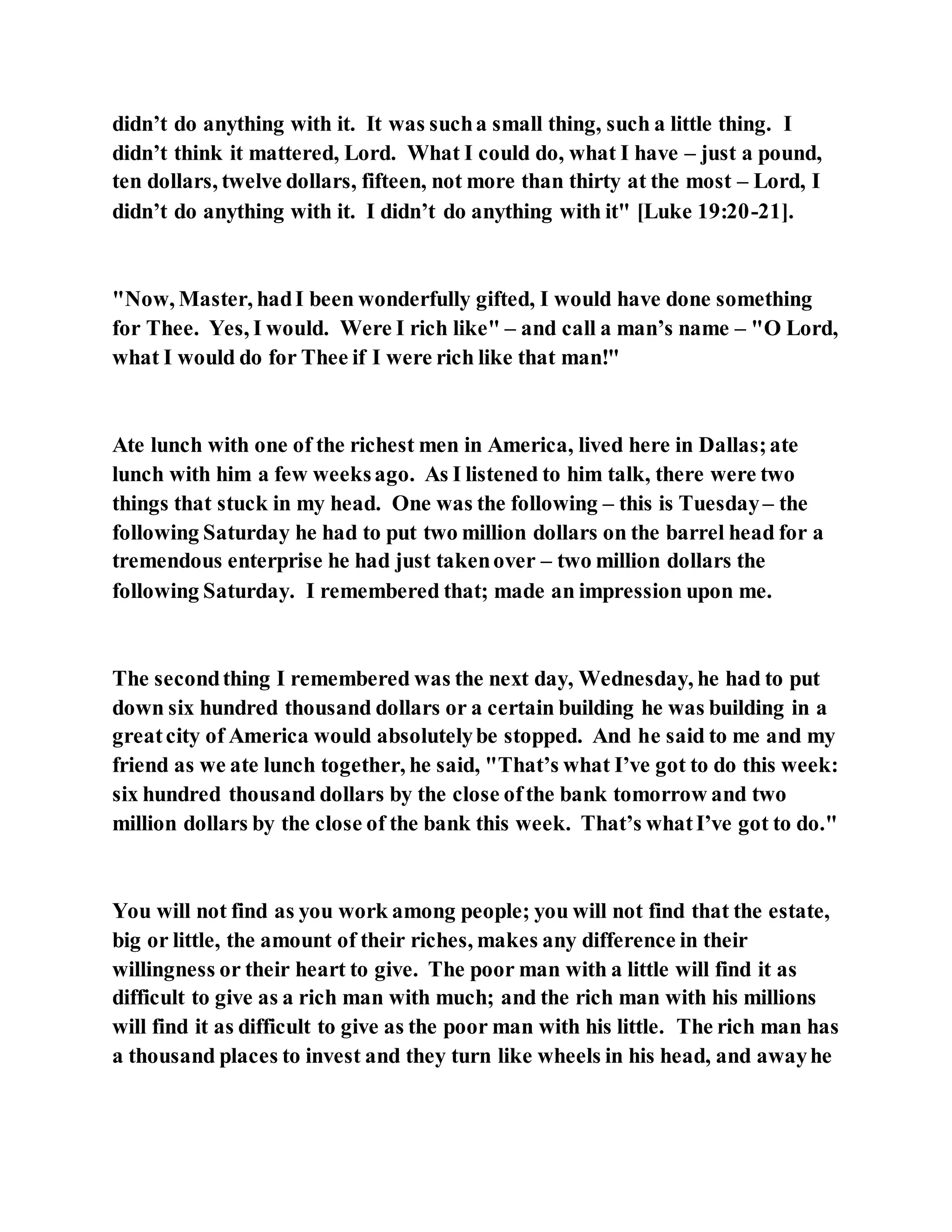 Jesus was telling a shocking parable