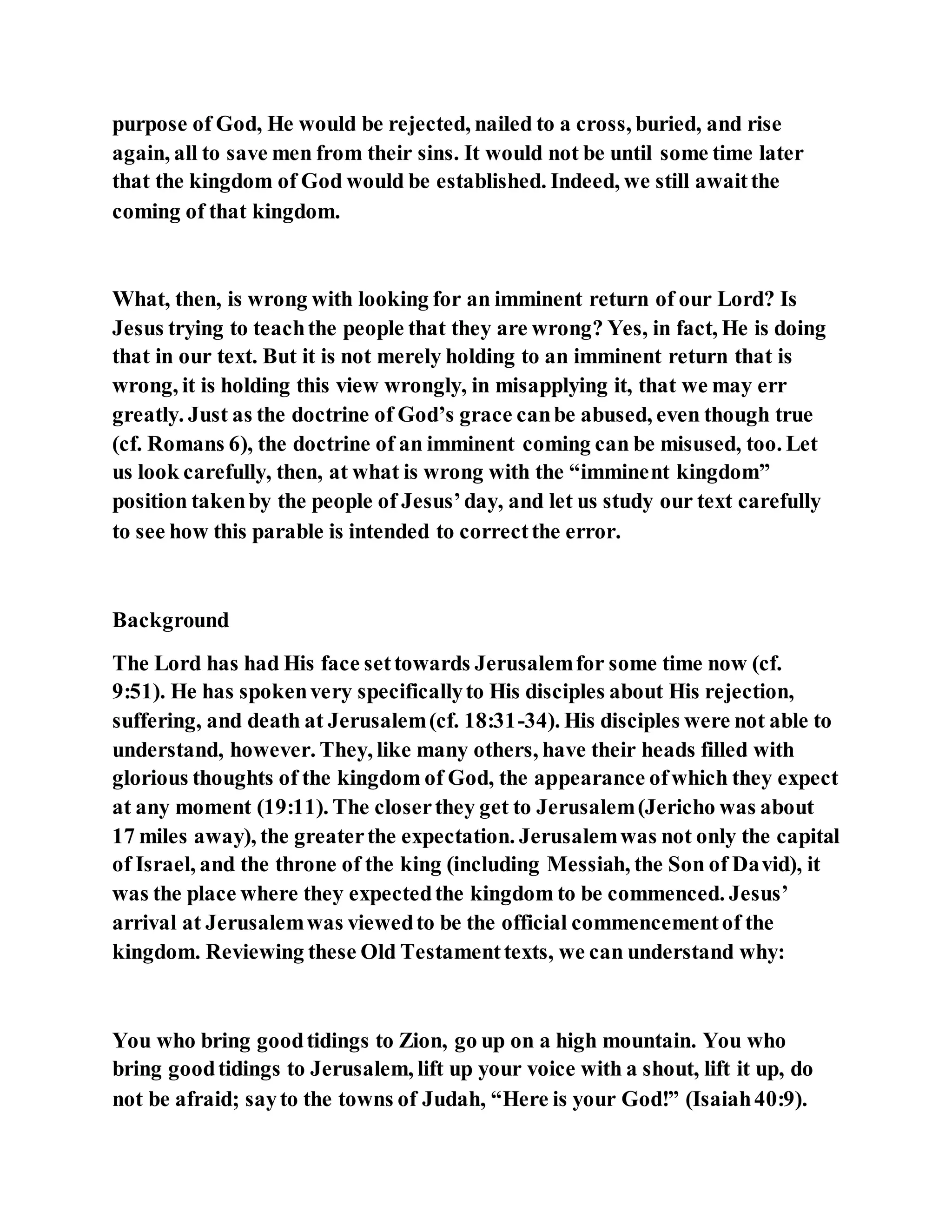 Jesus was telling a shocking parable