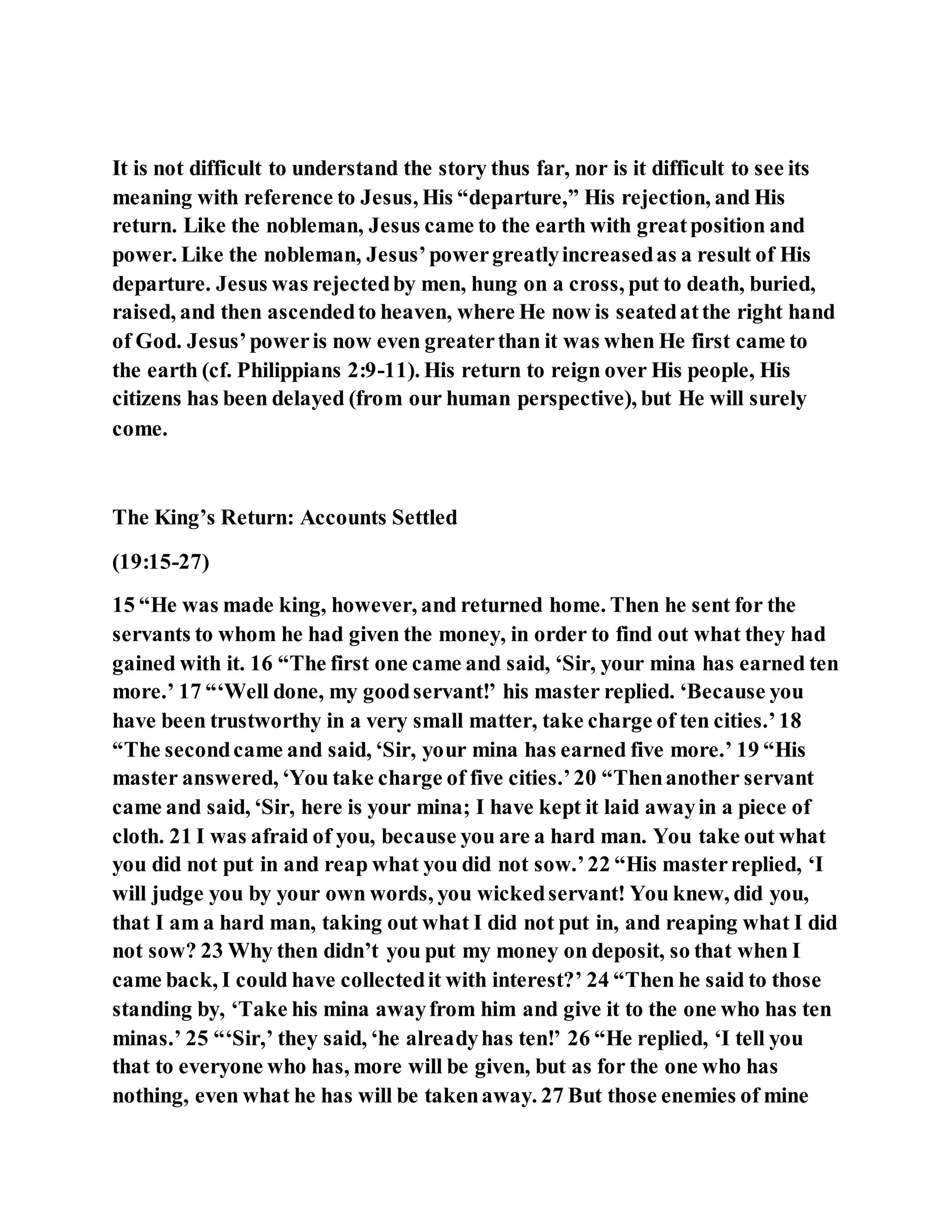 Jesus was telling a shocking parable