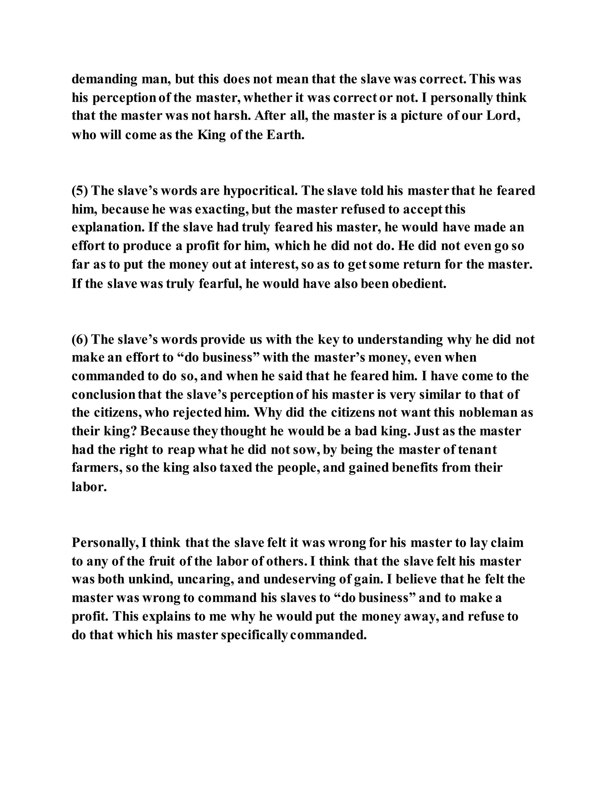 Jesus was telling a shocking parable