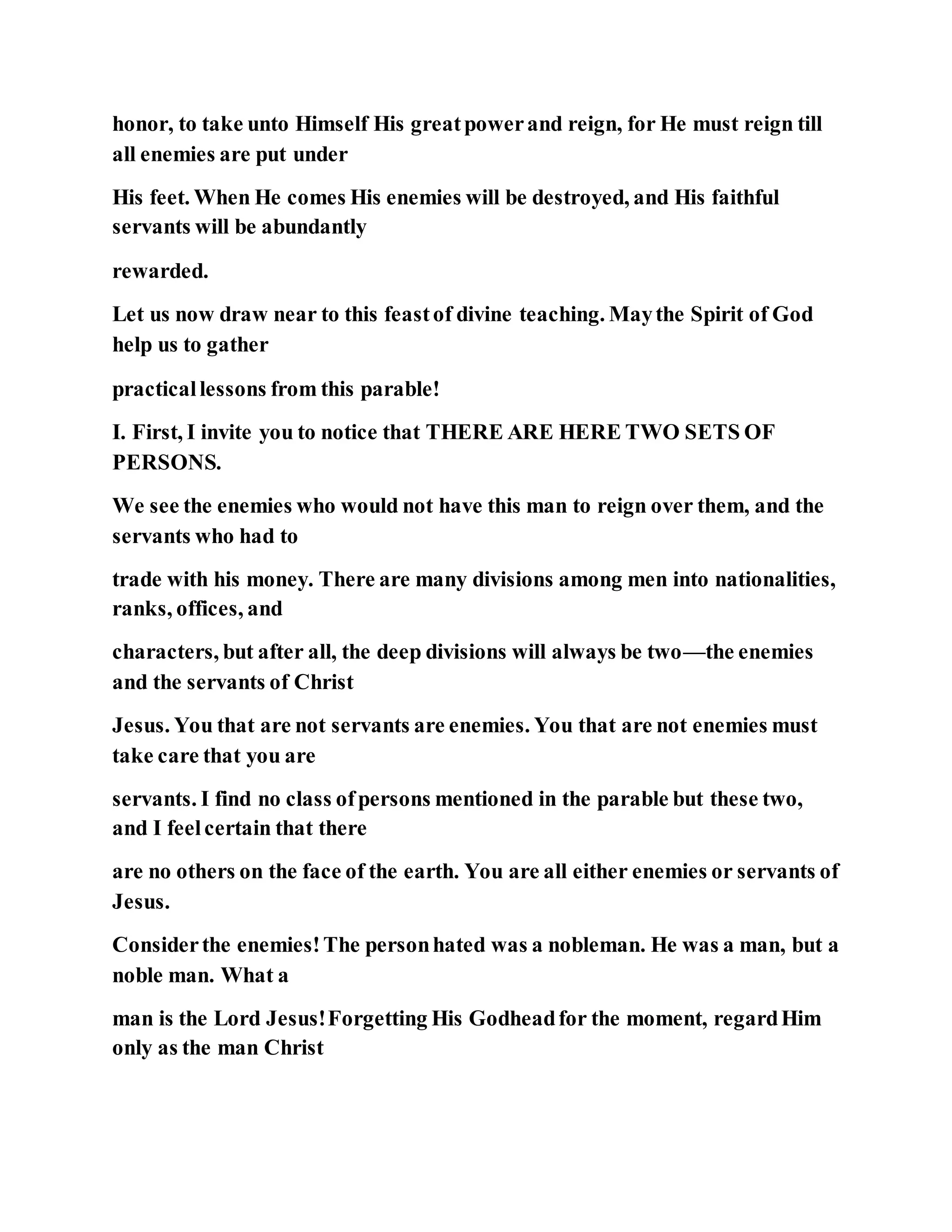 Jesus was telling a shocking parable